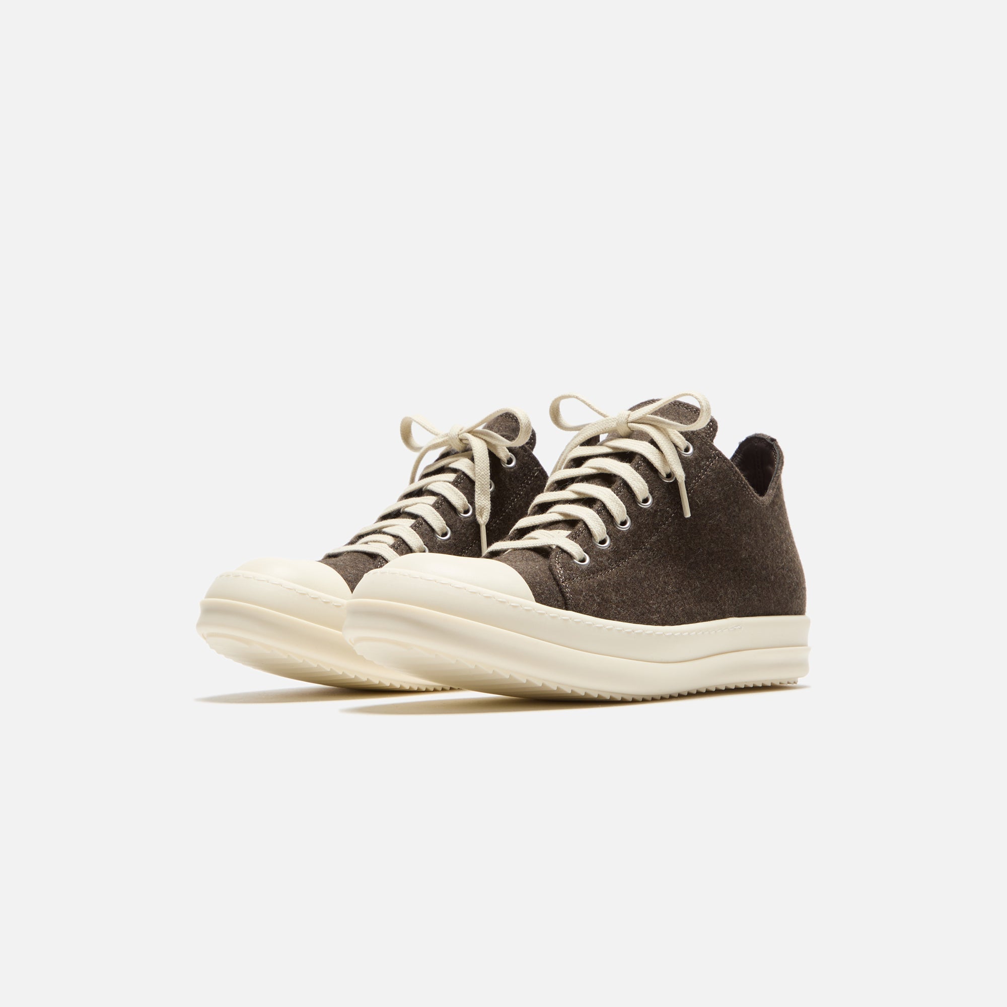 Wmns Porterville Low Sneakers Brown Rick owens – Гарантія оригінальності – вид ззаду
