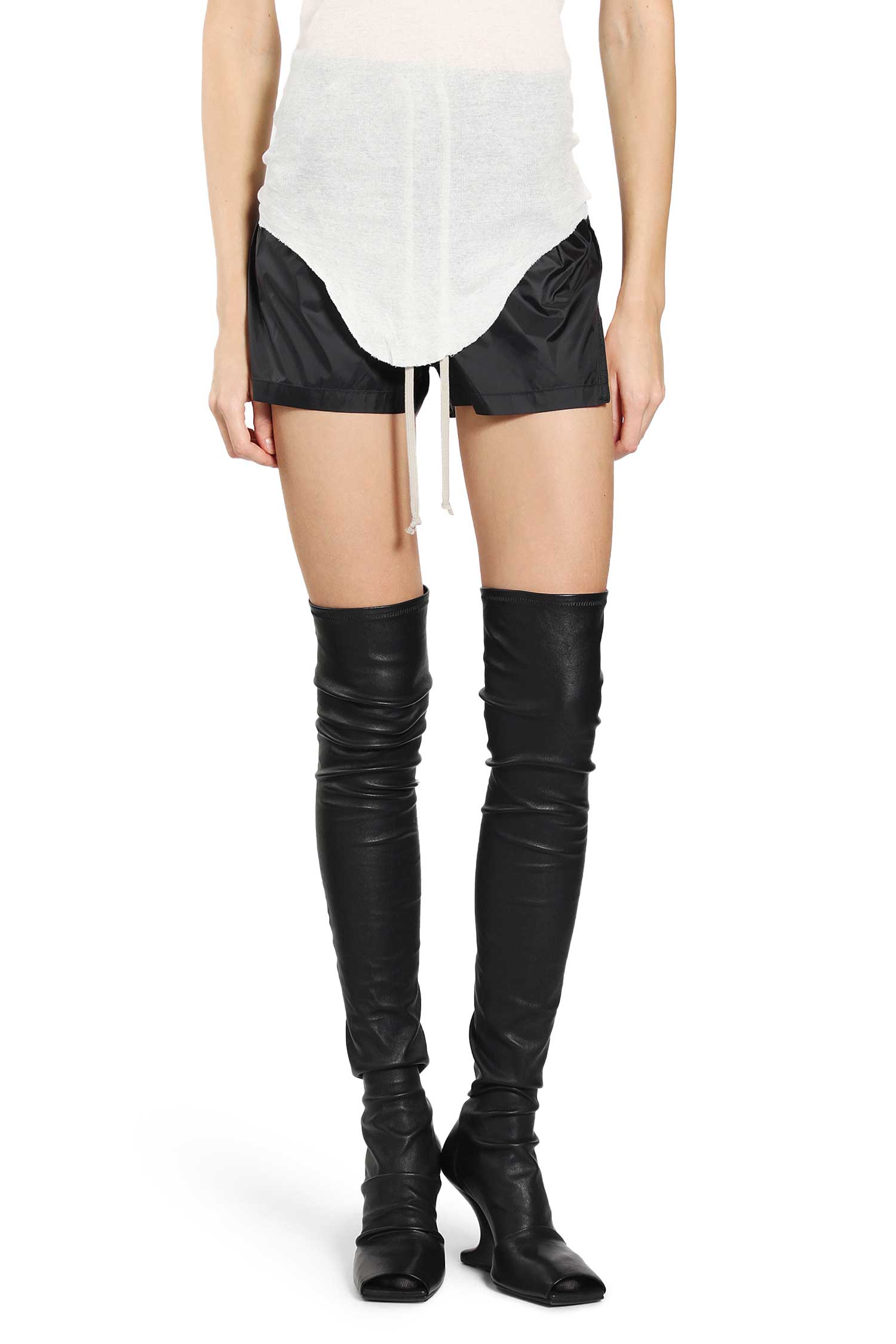 Concordians Nylon Mini Shorts Rick owens оригінал – Купити в Україні – боковий вид