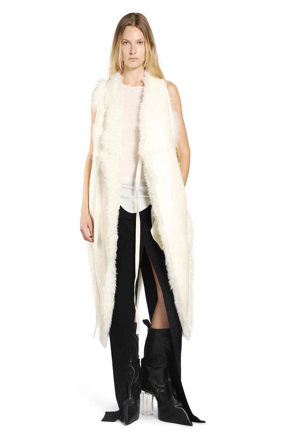 Оригінальна Cyclops Shearling Coat Rick owens – боковий вид