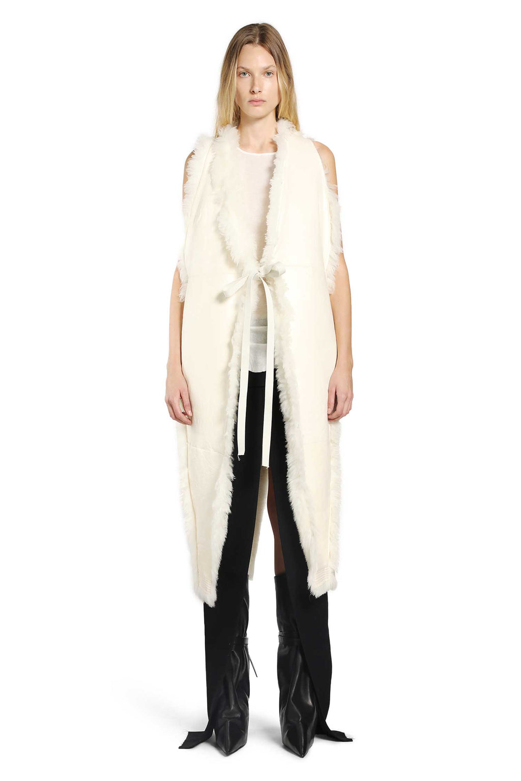 Оригінальна Cyclops Shearling Coat Rick owens – вид ззаду