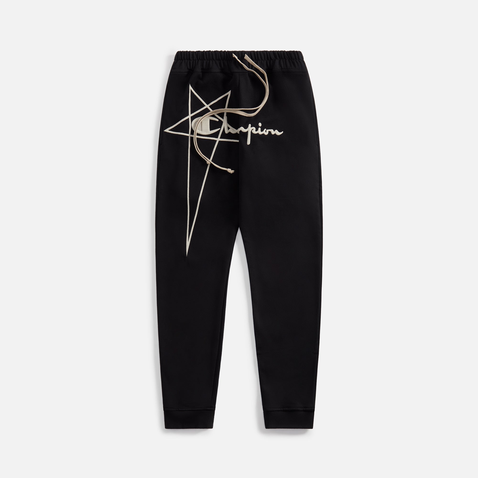 X Champion Joggers Black Rick owens – Гарантія оригінальності – боковий вид