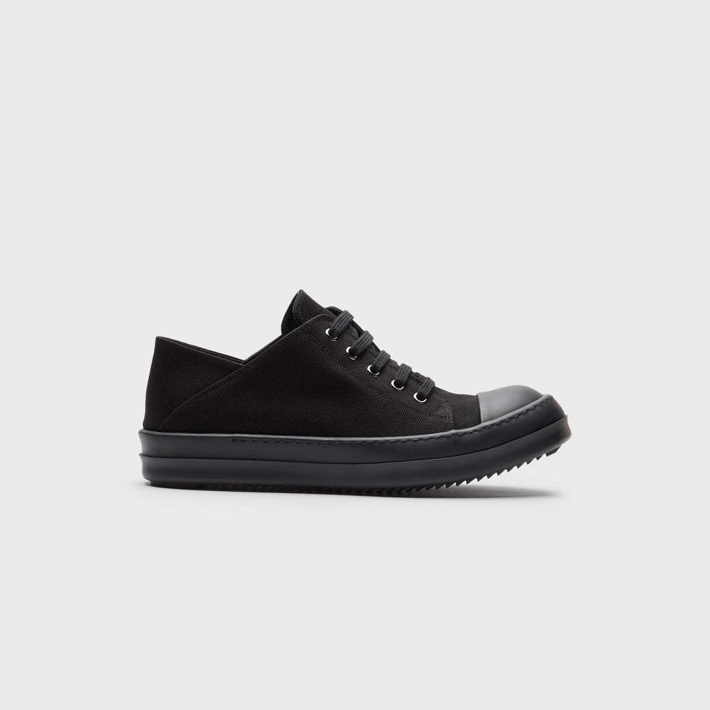 Wmns Slip On Scarpe In Denim All Black Rick owens оригінал – Купити в Україні – боковий вид