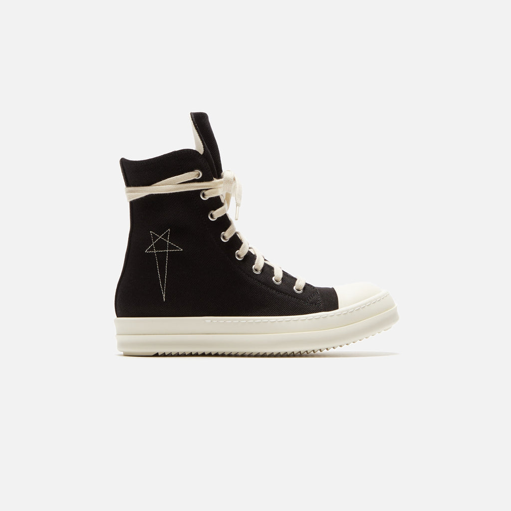 Оригінальна Wmns Pentastitch Sneakers Black Rick owens – боковий вид