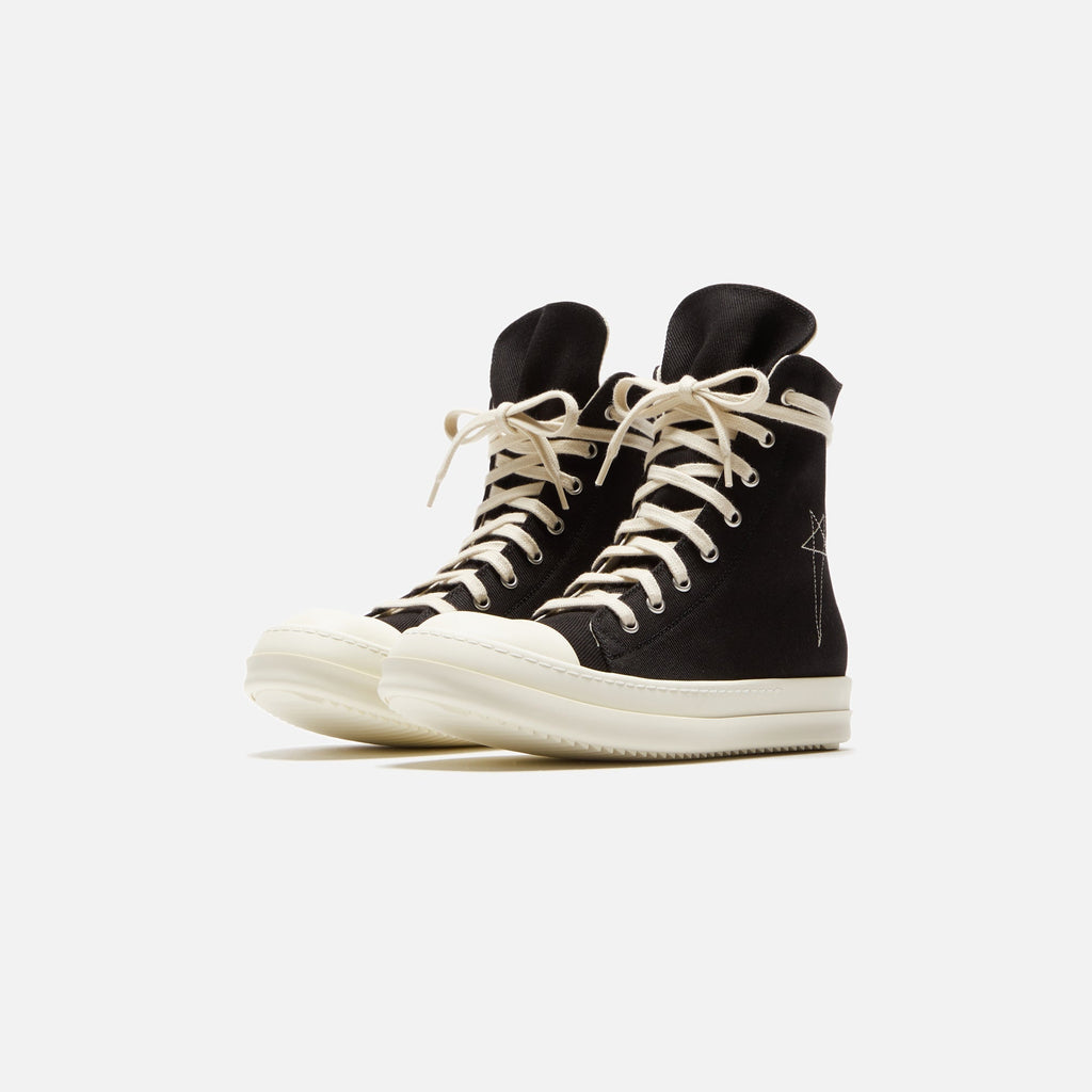 Оригінальна Wmns Pentastitch Sneakers Black Rick owens – вид ззаду