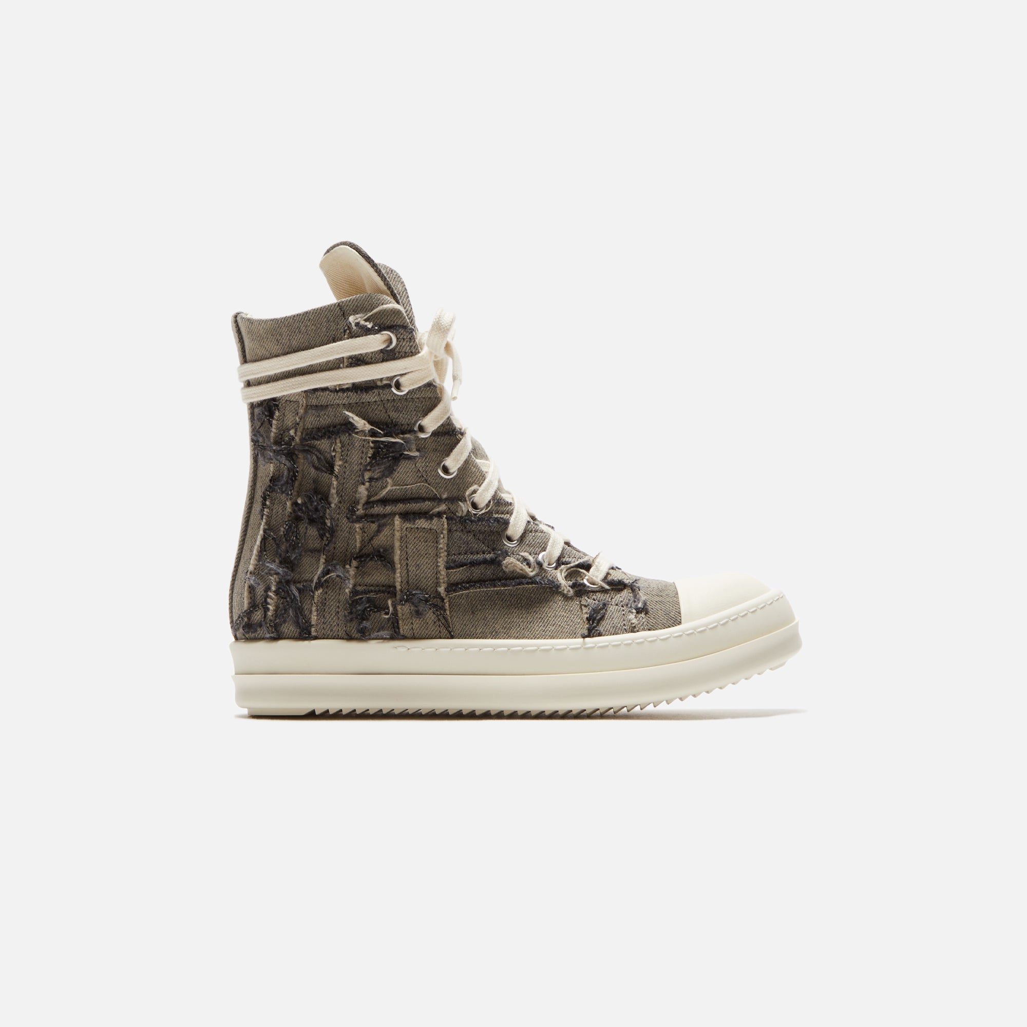 Оригінальна Wmns Drkshdw Slashed Sneaks Mineral Pearl Rick owens – боковий вид