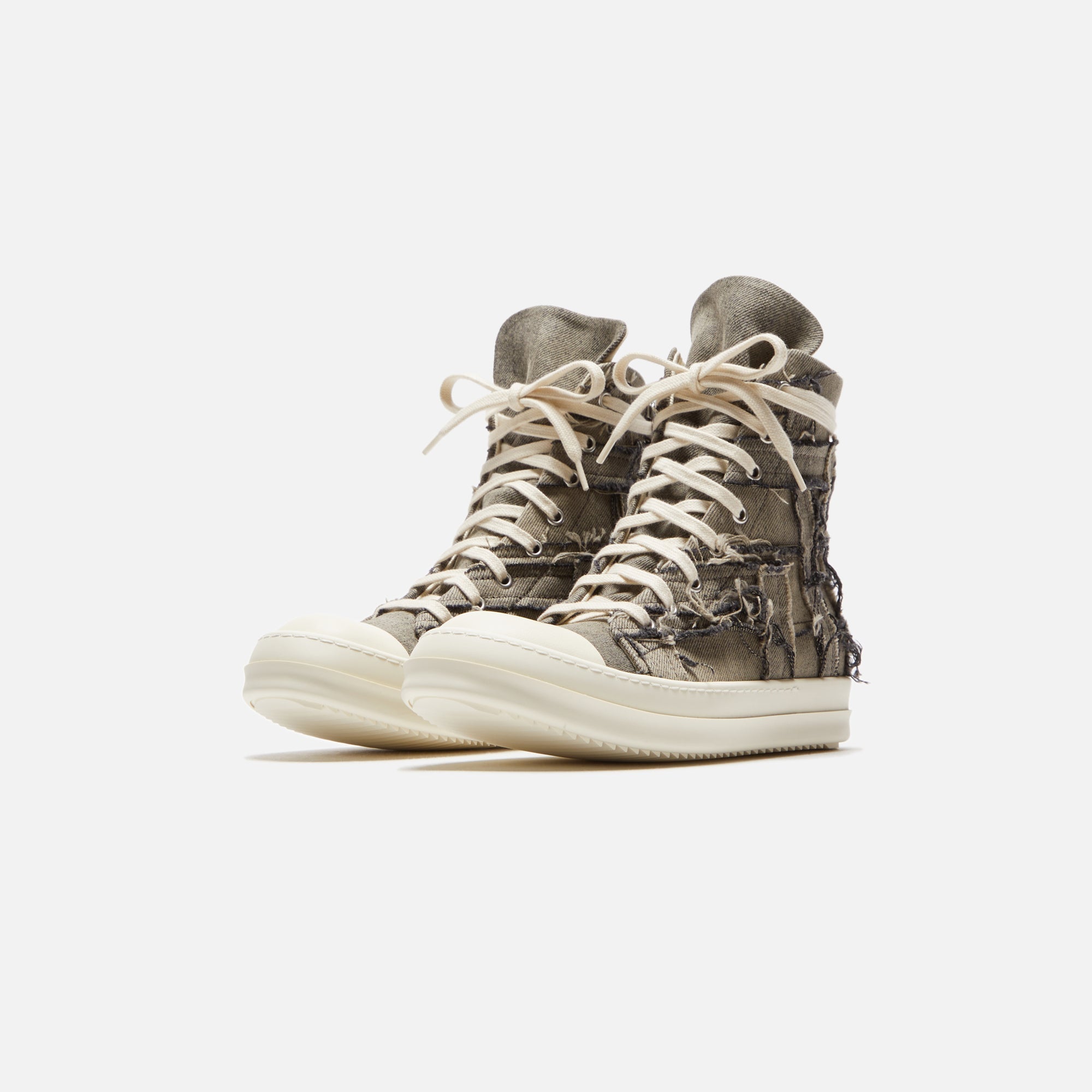 Оригінальна Wmns Drkshdw Slashed Sneaks Mineral Pearl Rick owens – вид ззаду