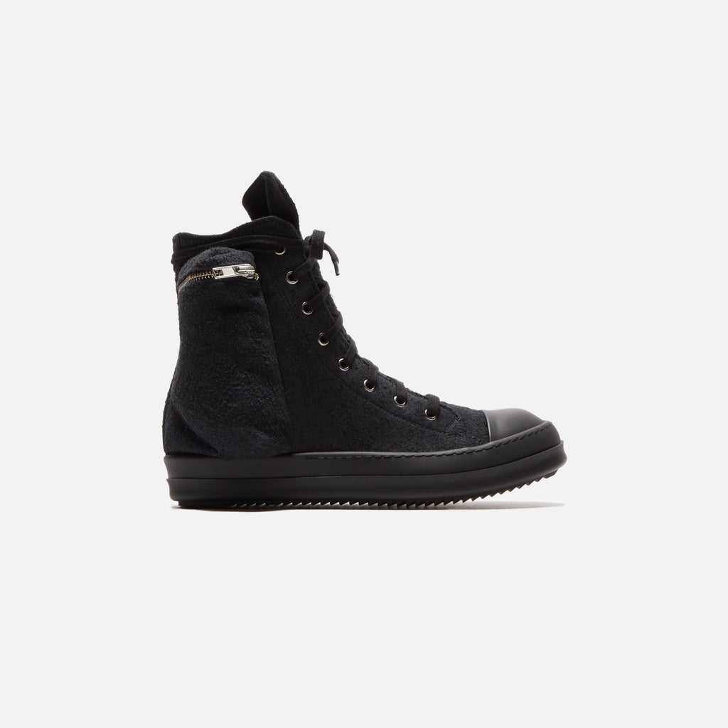 Cargo Sneakers Black Rick owens оригінал – Купити в Україні – боковий вид