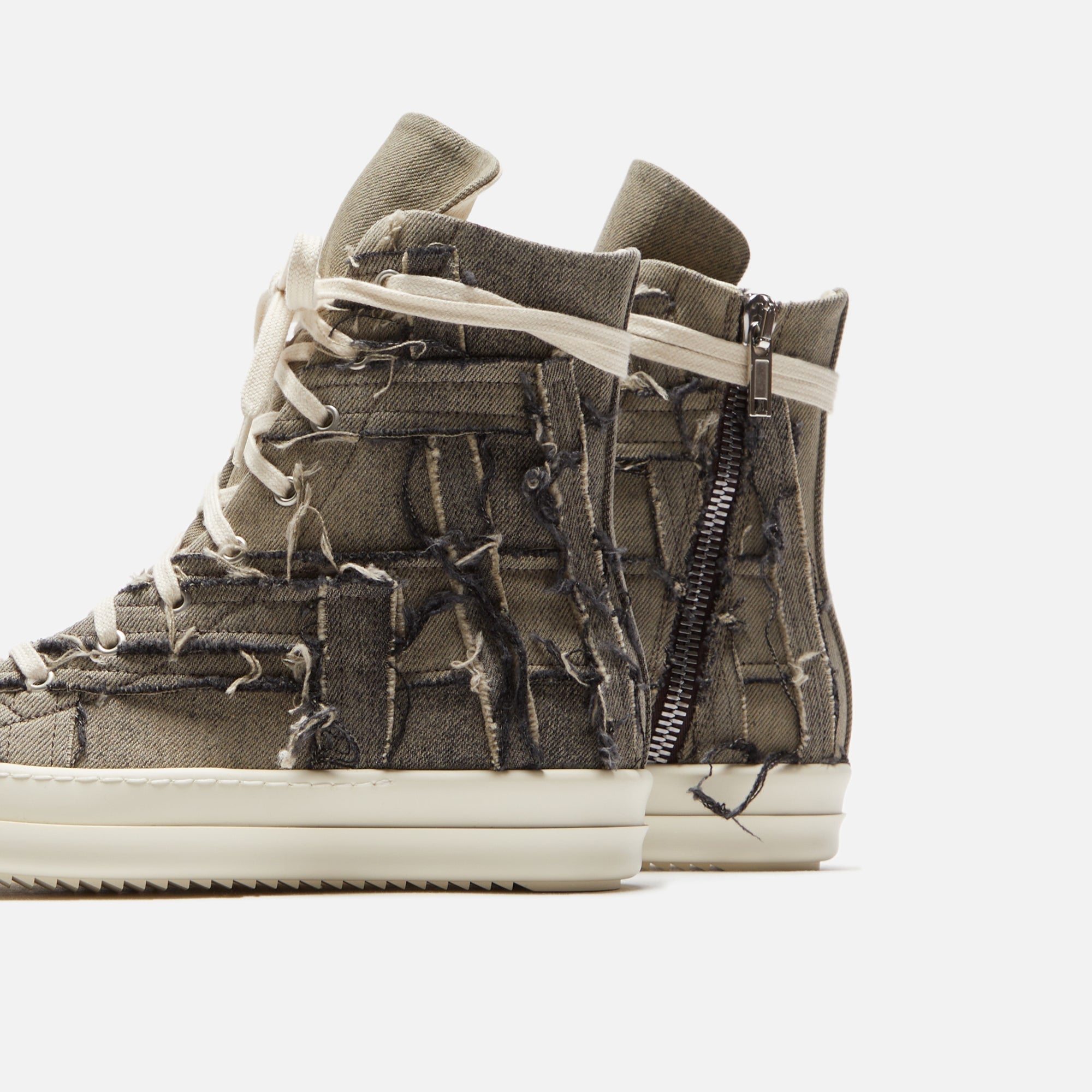 Оригінальна Slashed Sneakers Mineral Pearl Rick owens – збільшений вид