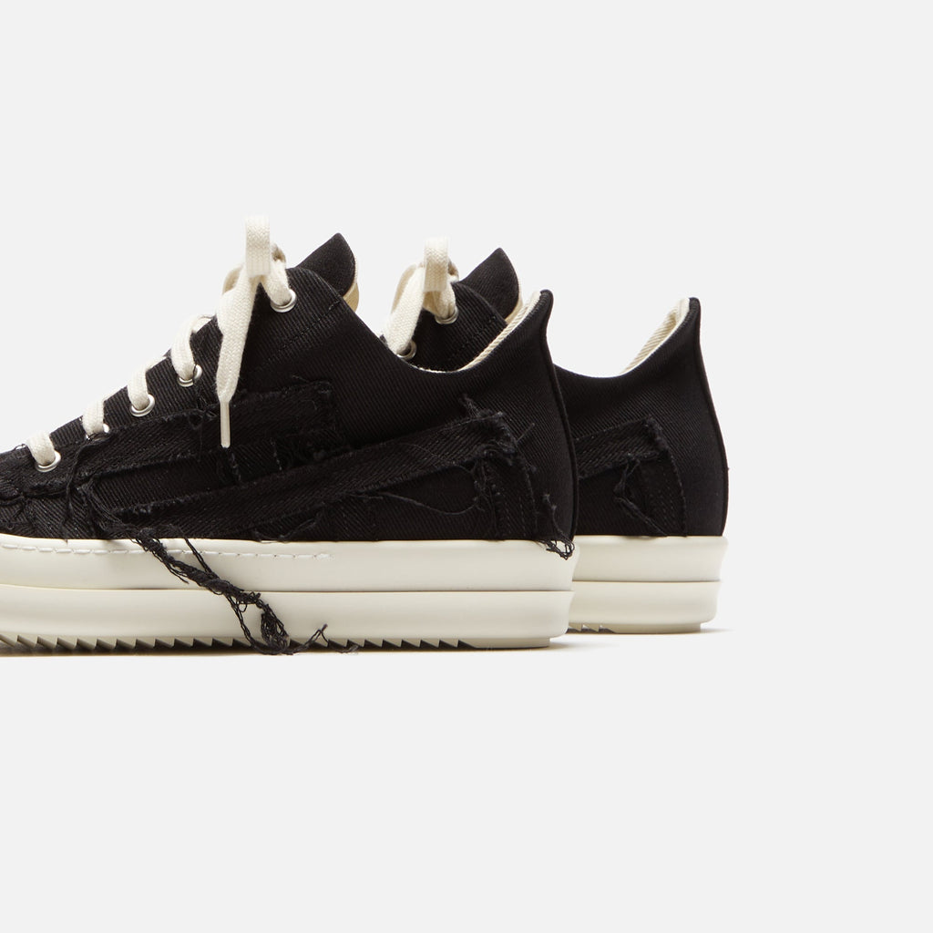 Slashed Low Sneakers Black Rick owens оригінал – Купити в Україні – детальний вид