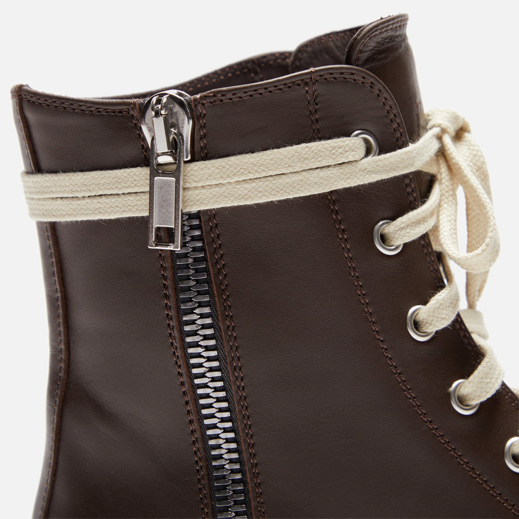 Wmns Scarpe In Pelle Sneakers Brown Rick owens оригінал – Купити в Україні – збільшений вид