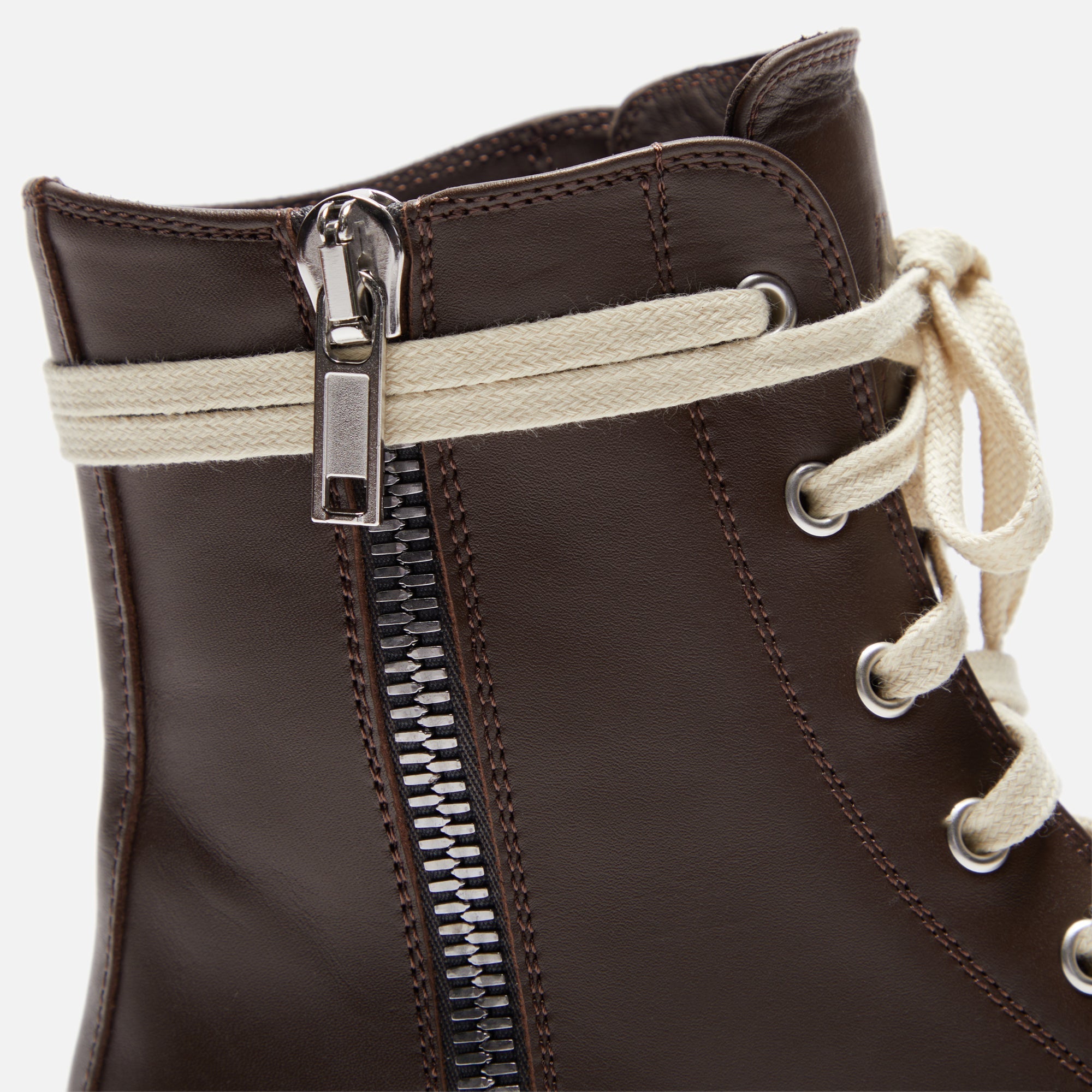 Wmns Scarpe In Pelle Sneakers Brown Rick owens оригінал – Купити в Україні – збільшений вид