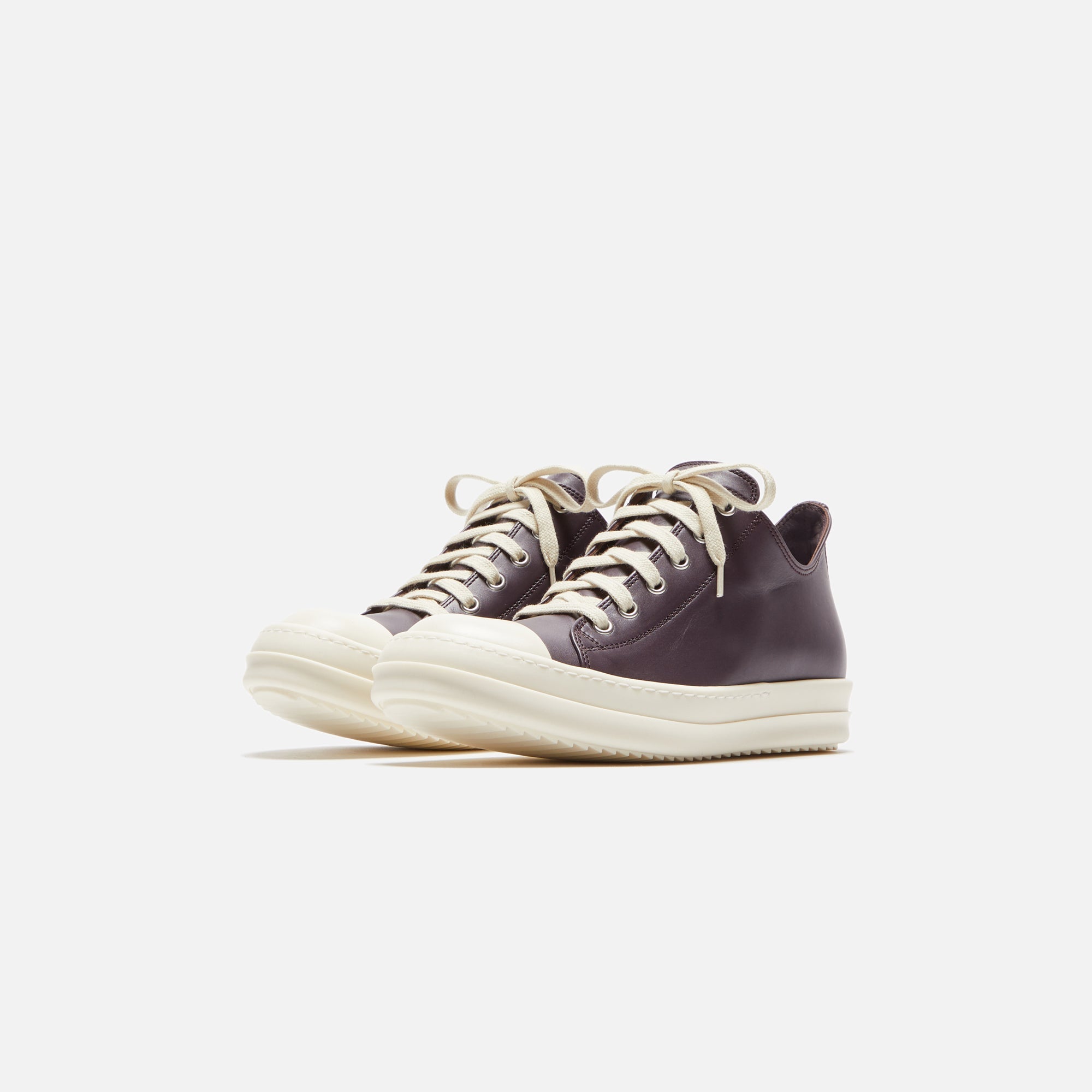 Wmns Scarpe In Pelle Low Sneakers Amethyst Rick owens – Гарантія оригінальності – вид ззаду