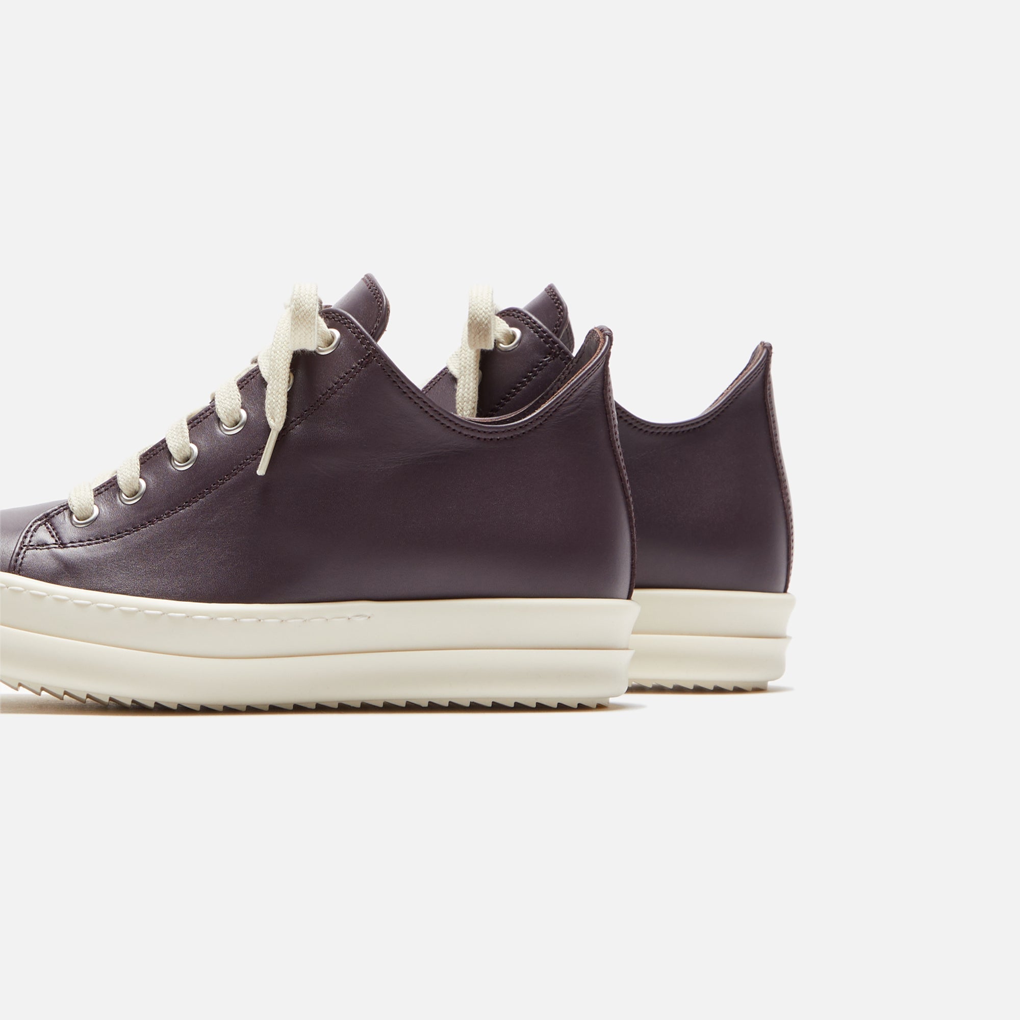 Wmns Scarpe In Pelle Low Sneakers Amethyst Rick owens – Гарантія оригінальності – детальний вид