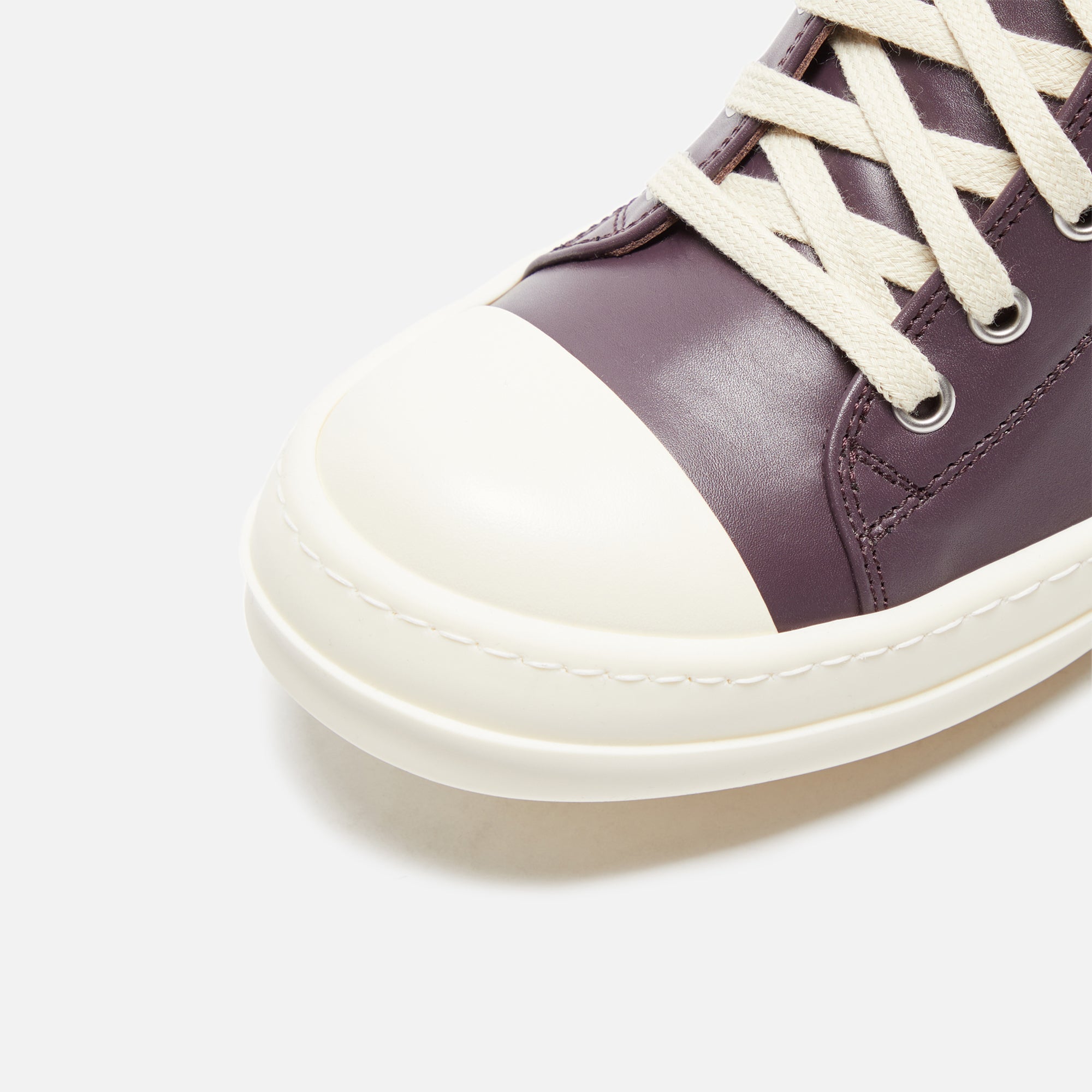 Wmns Scarpe In Pelle Low Sneakers Amethyst Rick owens – Гарантія оригінальності – збільшений вид