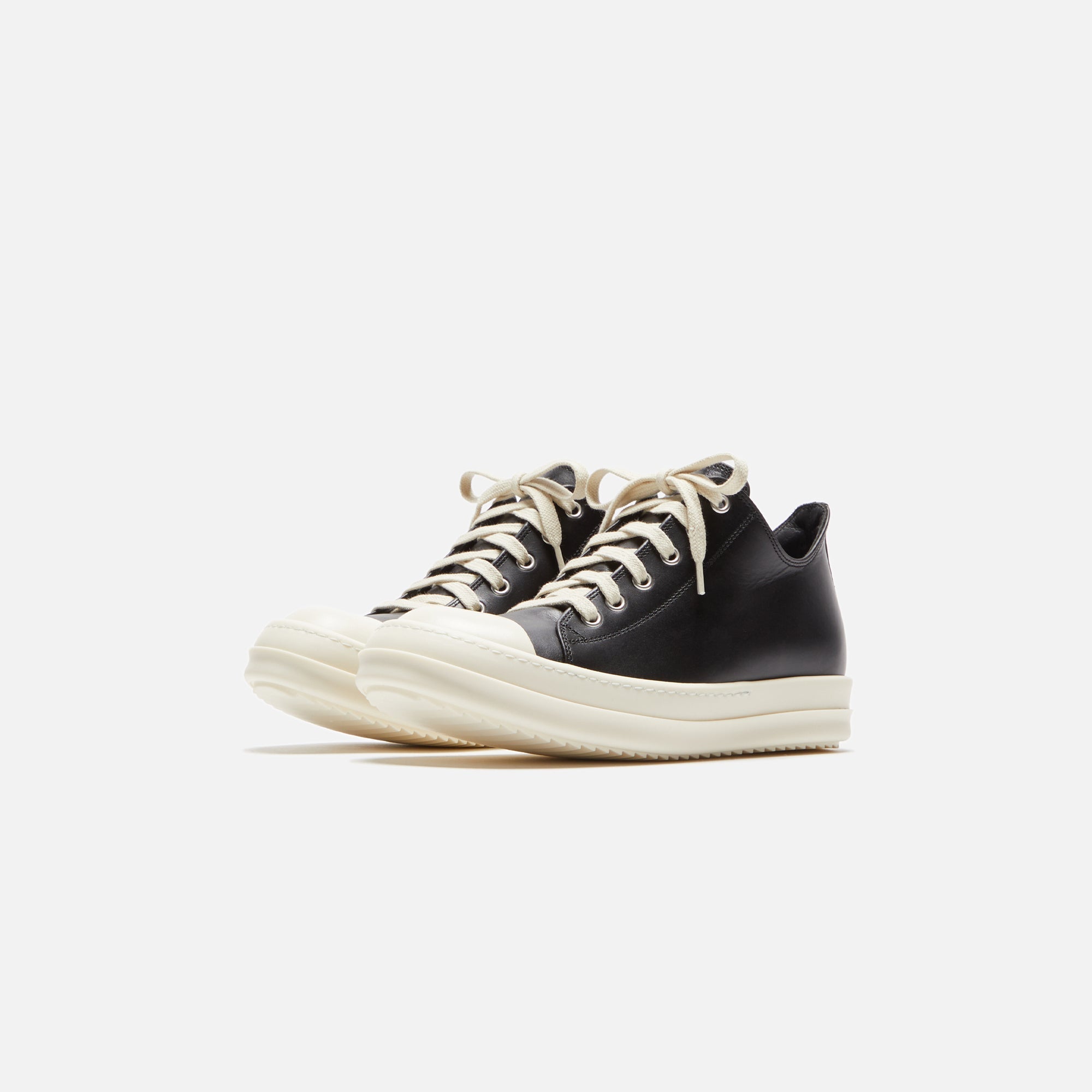 Wmns Scarpe In Pelle Low Sneakers Black Rick owens оригінал – Купити в Україні – вид ззаду