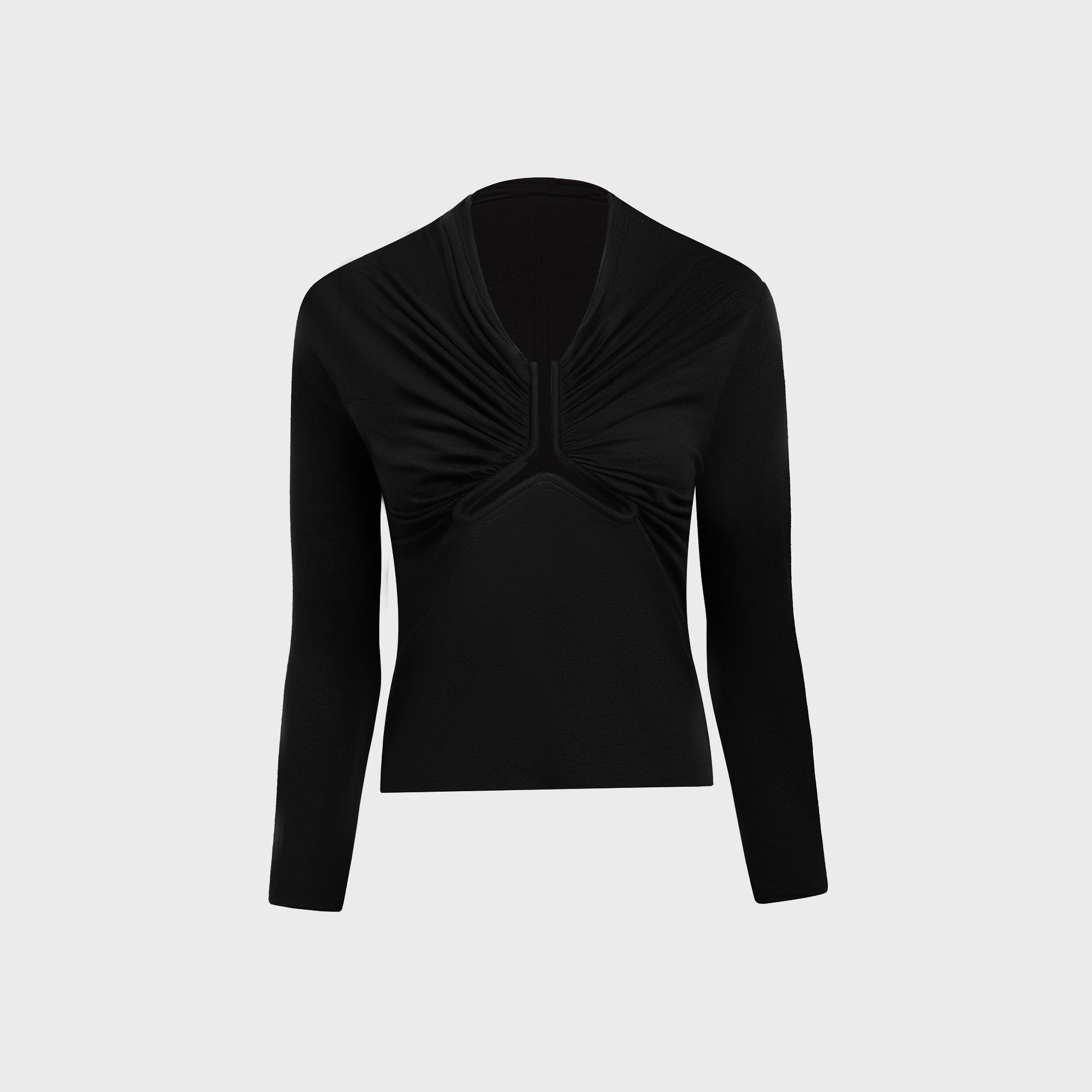 Оригінальна Allanah Tee Black Rick owens – боковий вид