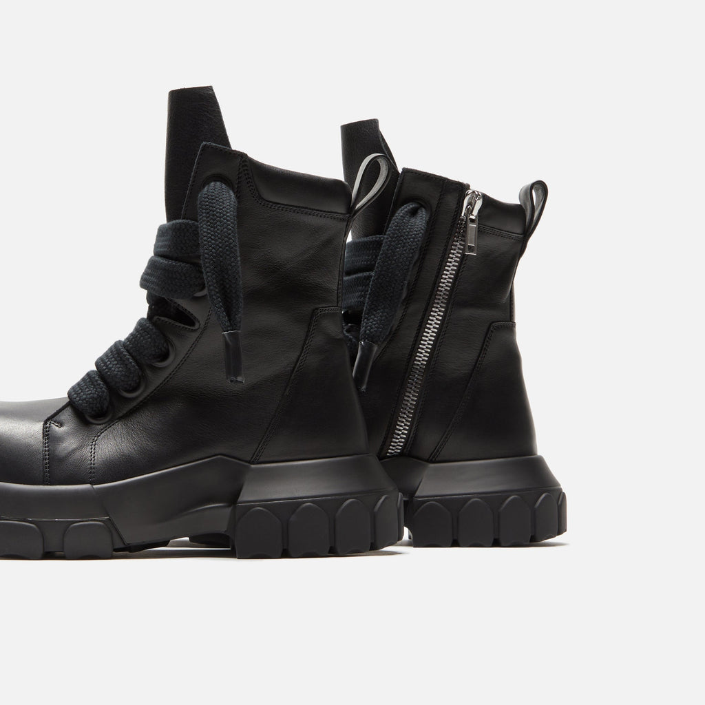 Оригінальна Jumbo Laced Bozo Tractor Boot Black Rick owens – детальний вид