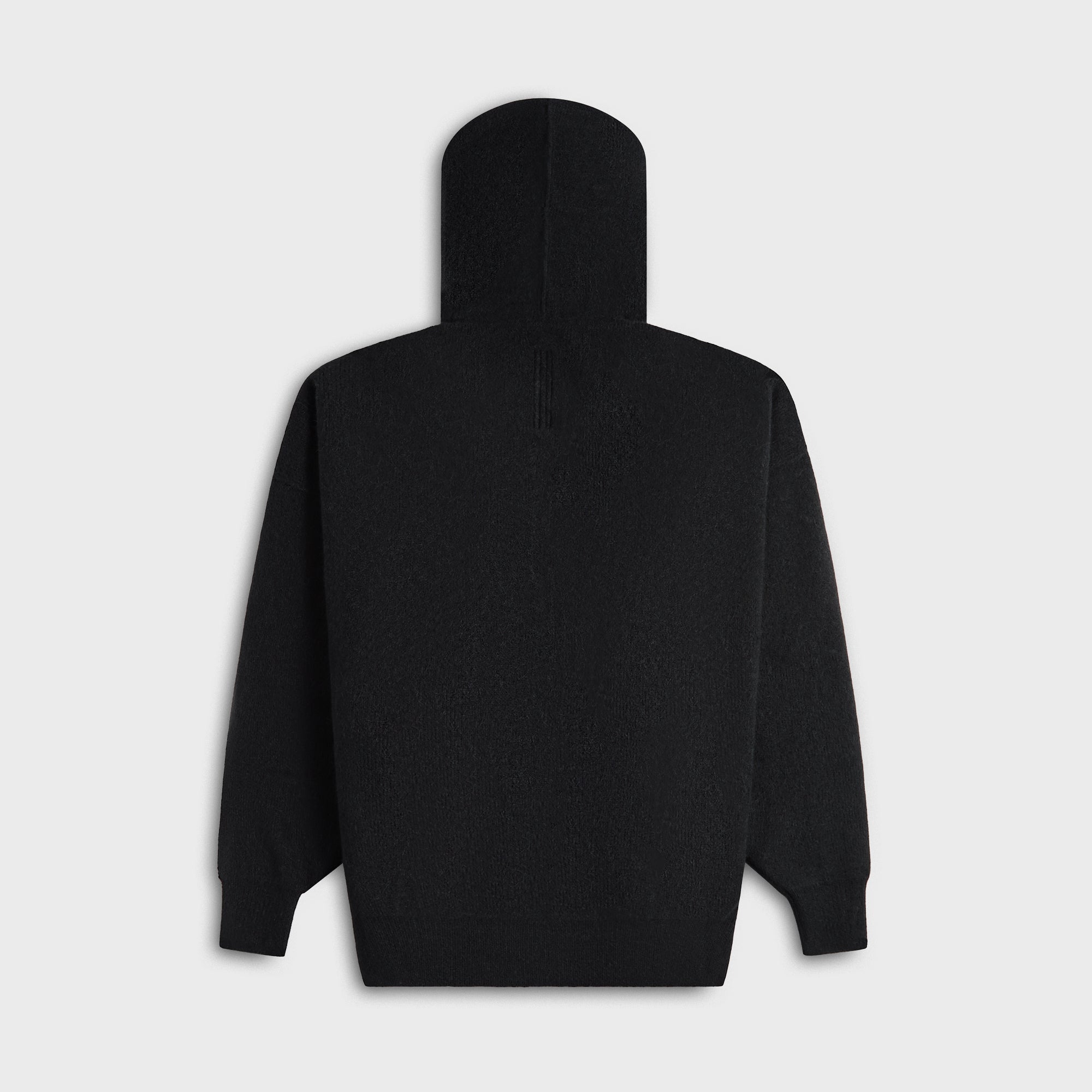 Alpaca Gimp Hoodie Black Rick owens – Гарантія оригінальності – вид ззаду - RICK OWENS
