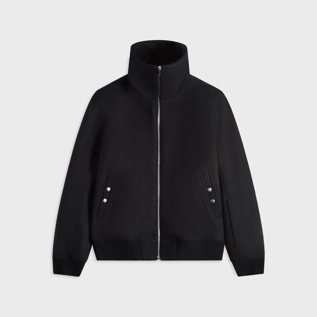 Bomber Imbottito Blixa Dracucollar Black Rick owens – Гарантія оригінальності – боковий вид