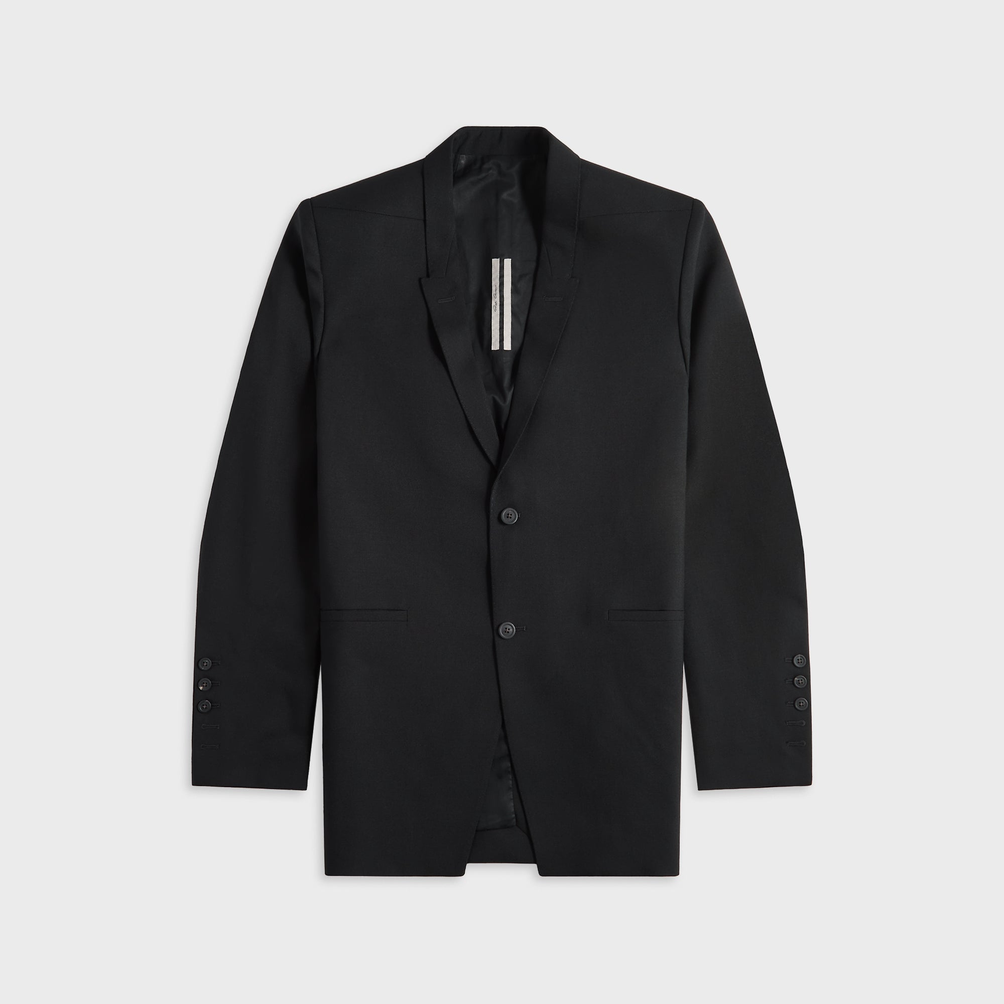 Giacca Concordian Jacket Black Rick owens – Гарантія оригінальності – боковий вид