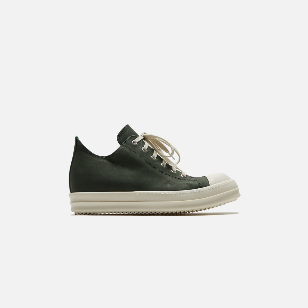 Оригінальна Scarpe Pelle Low Sneakers Moss Rick owens – боковий вид