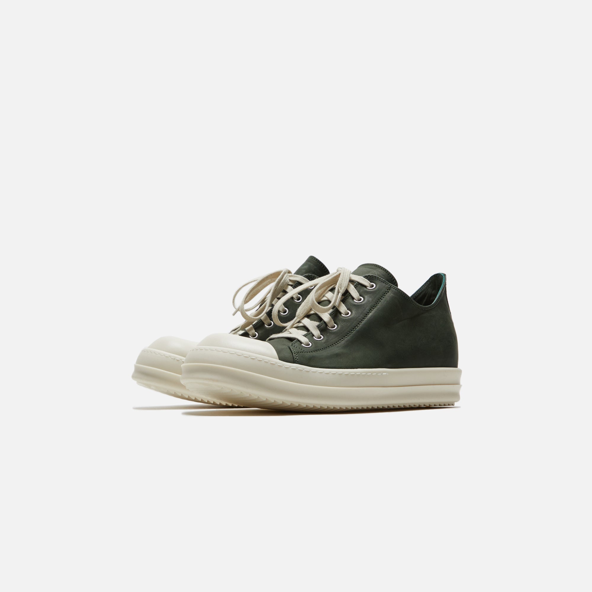 Оригінальна Scarpe Pelle Low Sneakers Moss Rick owens – детальний вид
