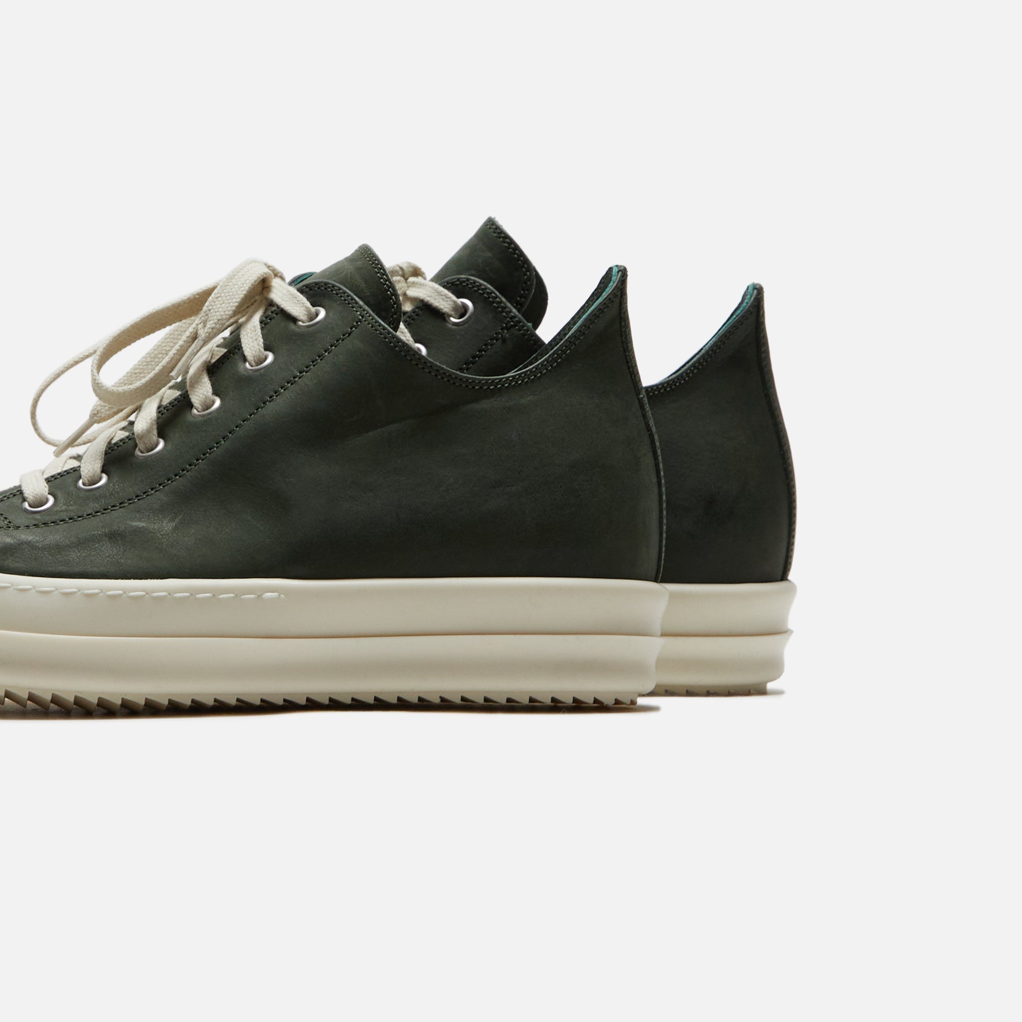 Оригінальна Scarpe Pelle Low Sneakers Moss Rick owens – збільшений вид