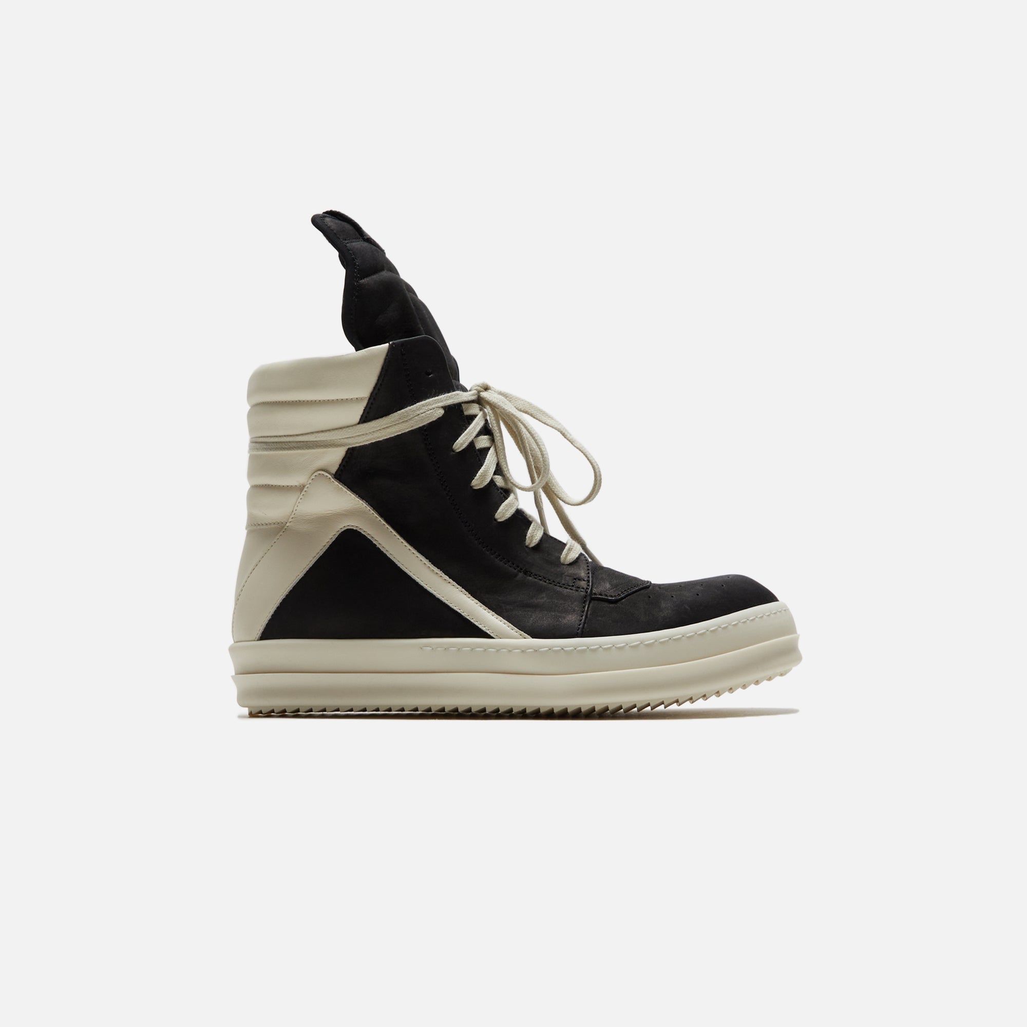 Scarpe Pelle Geobasket Black Rick owens оригінал – Купити в Україні – боковий вид