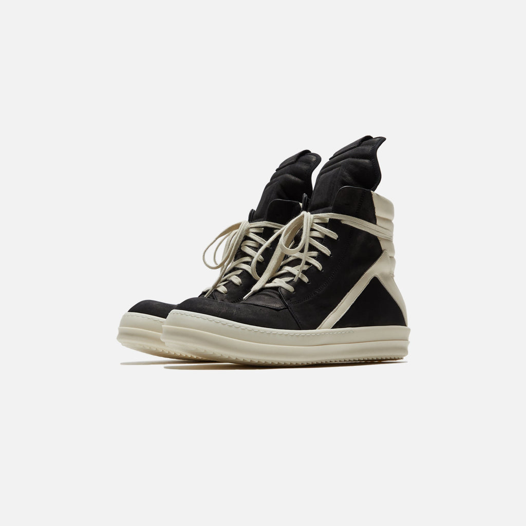 Scarpe Pelle Geobasket Black Rick owens оригінал – Купити в Україні – вид ззаду