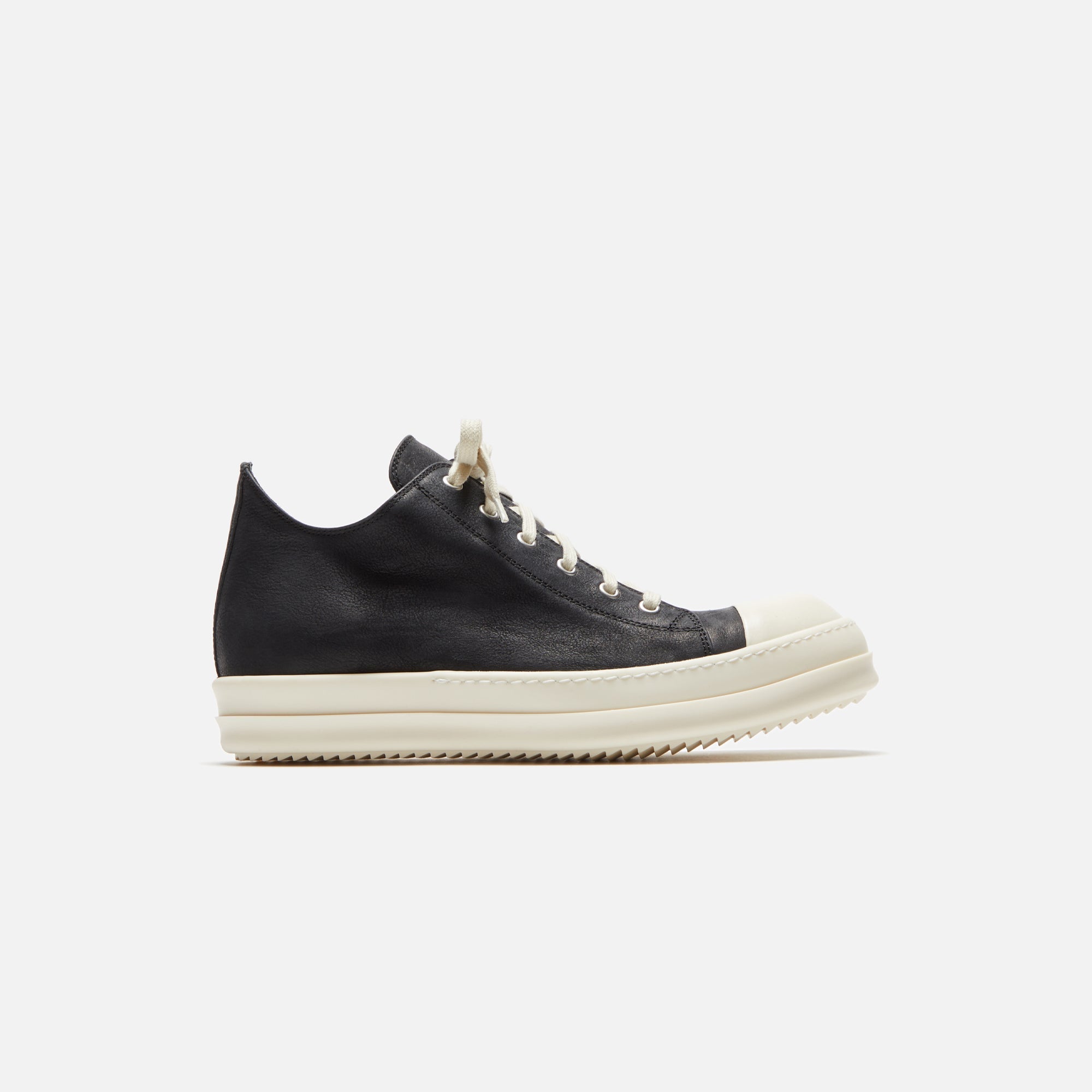 Low Top Sneakers Black Rick owens оригінал – Купити в Україні – боковий вид