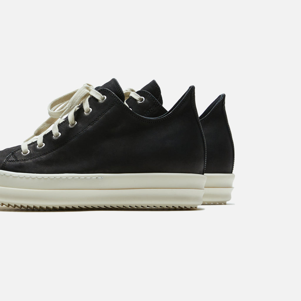 Scarpe Pelle Low Sneakers Nubuck Black Rick owens – Гарантія оригінальності – збільшений вид