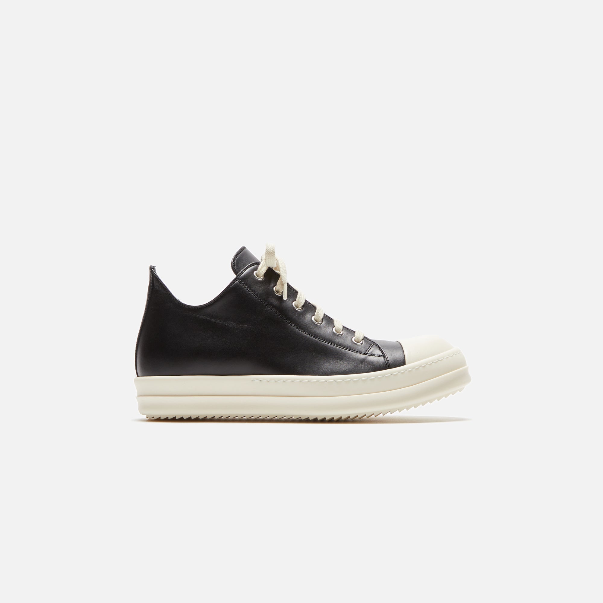 Оригінальна Scarpe In Pelle Low Sneakers Black Rick owens – боковий вид