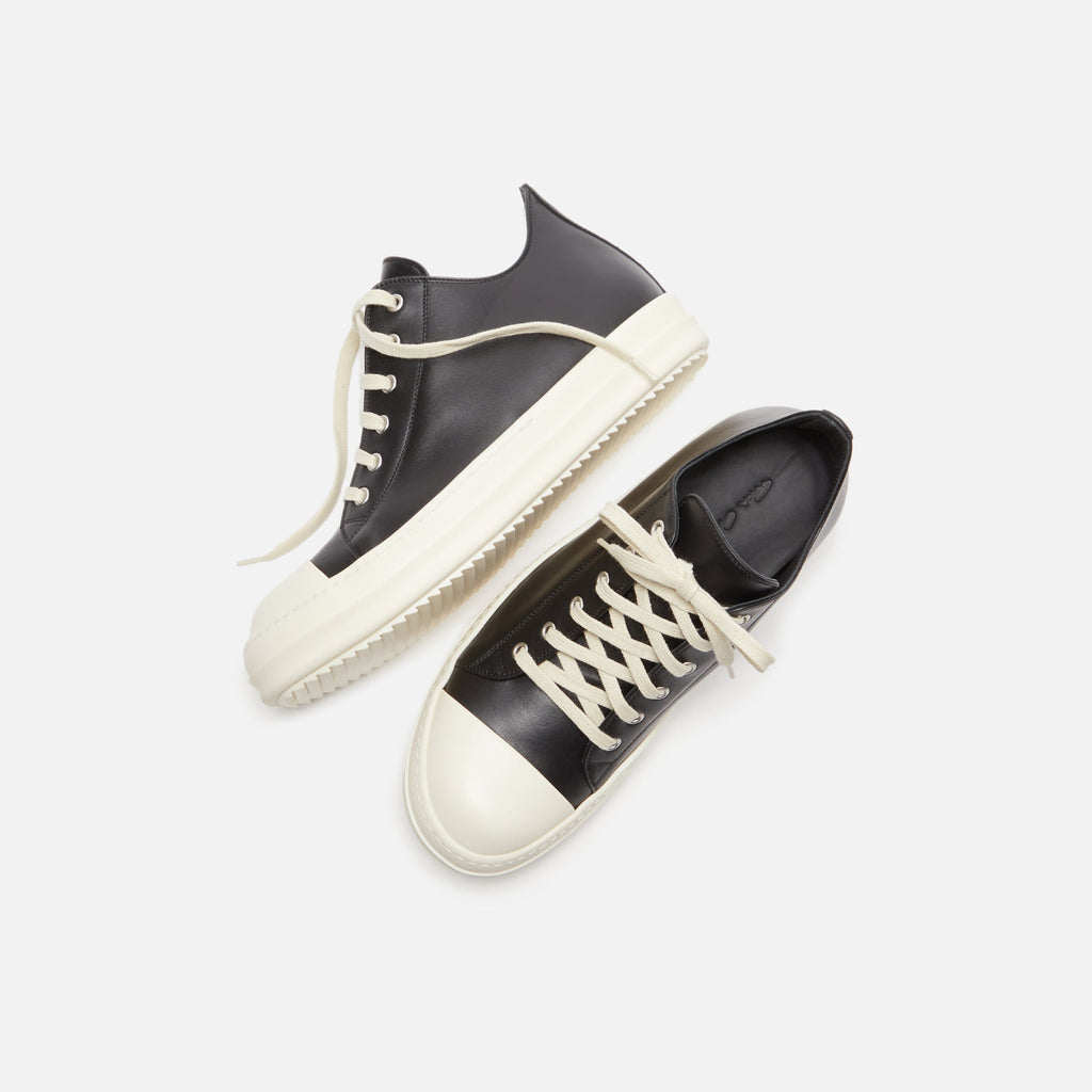 Оригінальна Scarpe In Pelle Low Sneakers Black Rick owens – збільшений вид