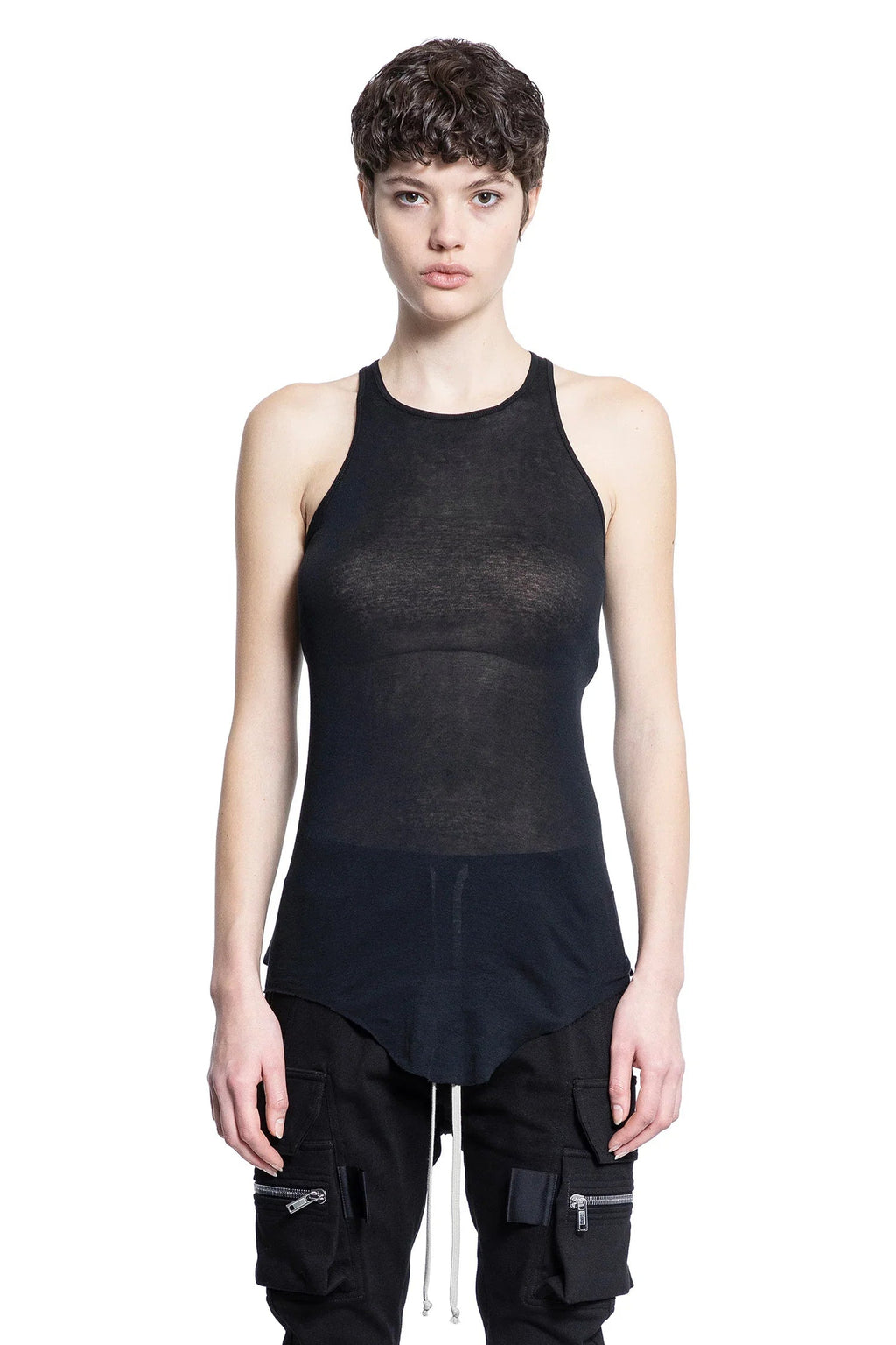 Оригінальна Forever Basic Rib Tank Rick owens – боковий вид