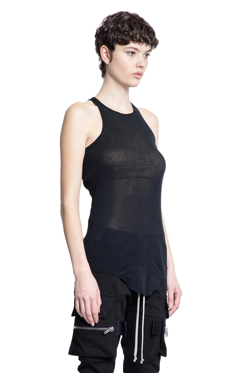 Оригінальна Forever Basic Rib Tank Rick owens – вид ззаду