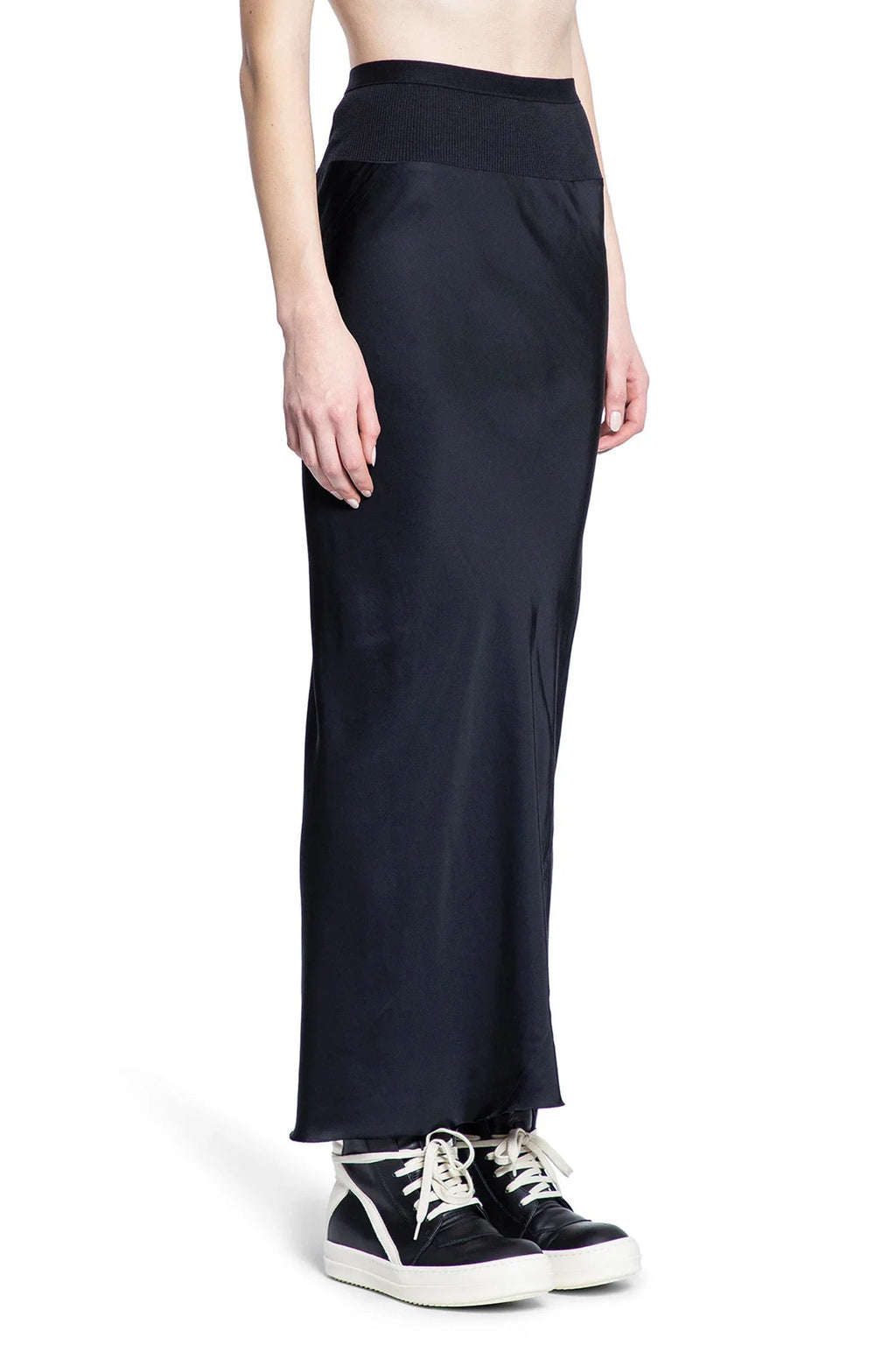 Hollywood Calf Bias Skirt In Washed Charmeuse Rick owens оригінал – Купити в Україні – детальний вид