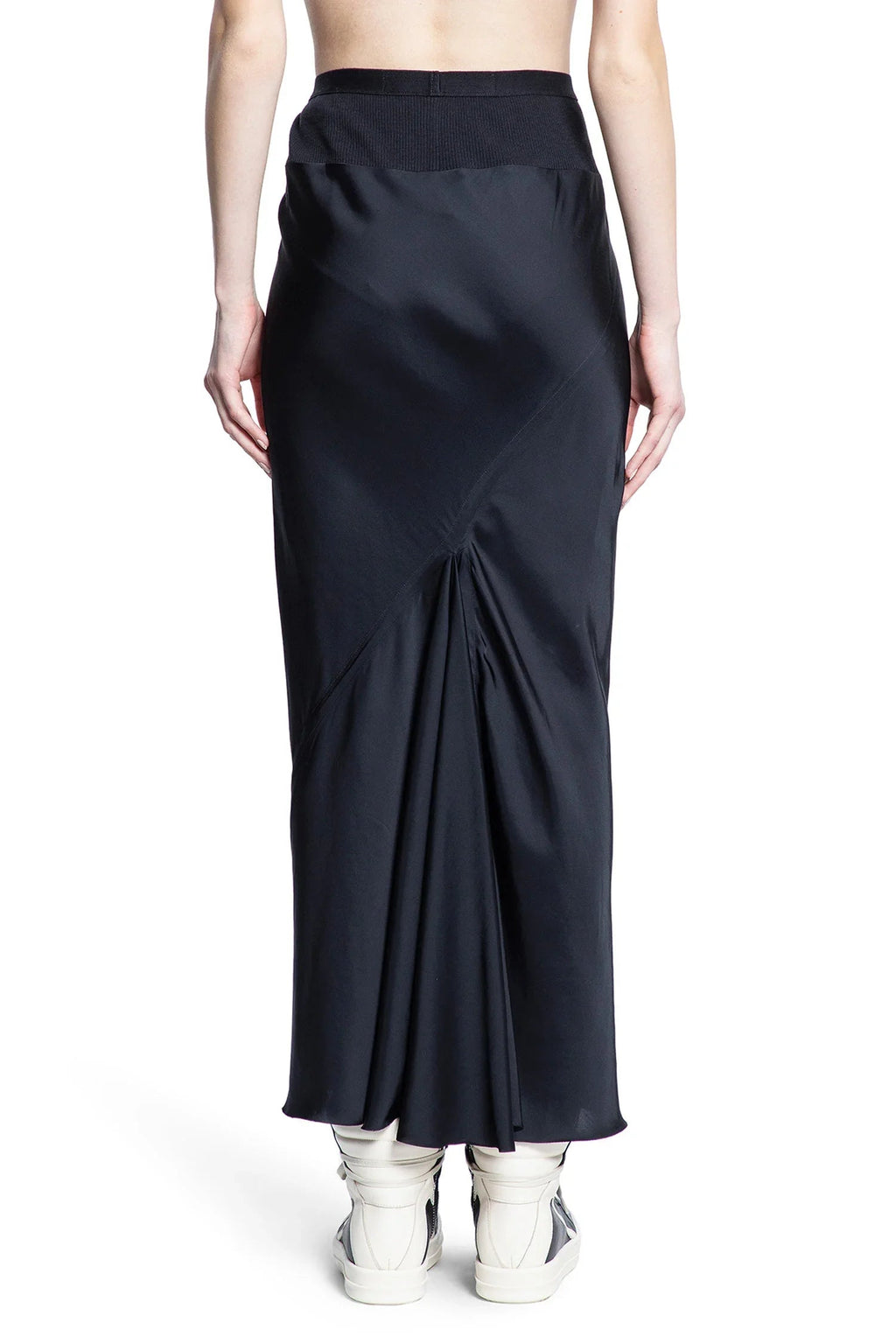 Hollywood Calf Bias Skirt In Washed Charmeuse Rick owens оригінал – Купити в Україні – збільшений вид