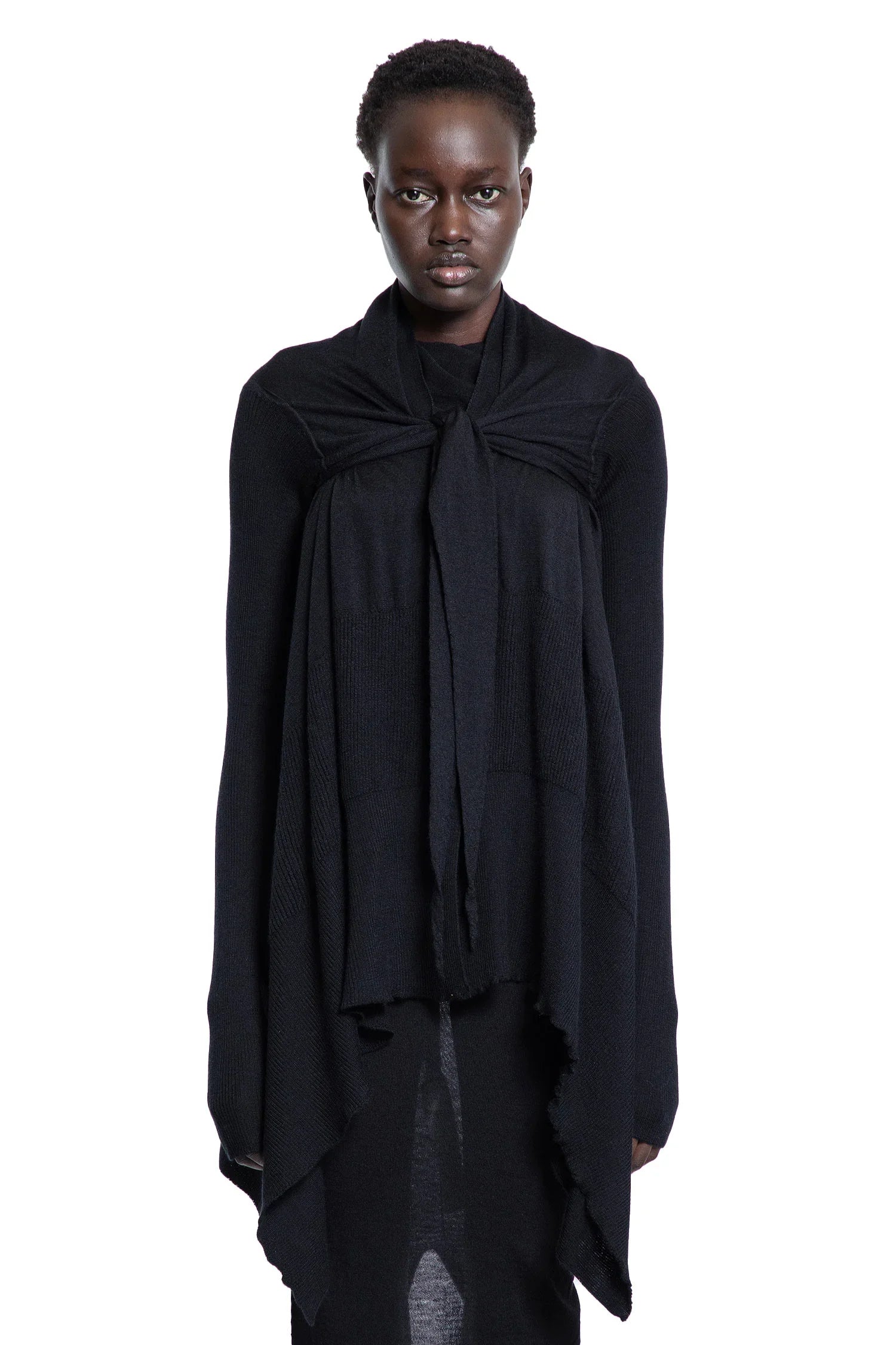 Hollywood Tied Medium Wrap Rick owens оригінал – Купити в Україні – вид ззаду - RICK OWENS