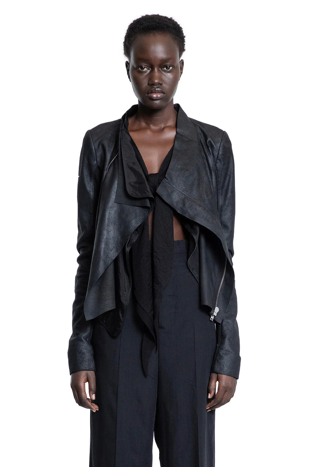 Woman Black Jackets Rick owens оригінал – Купити в Україні – боковий вид