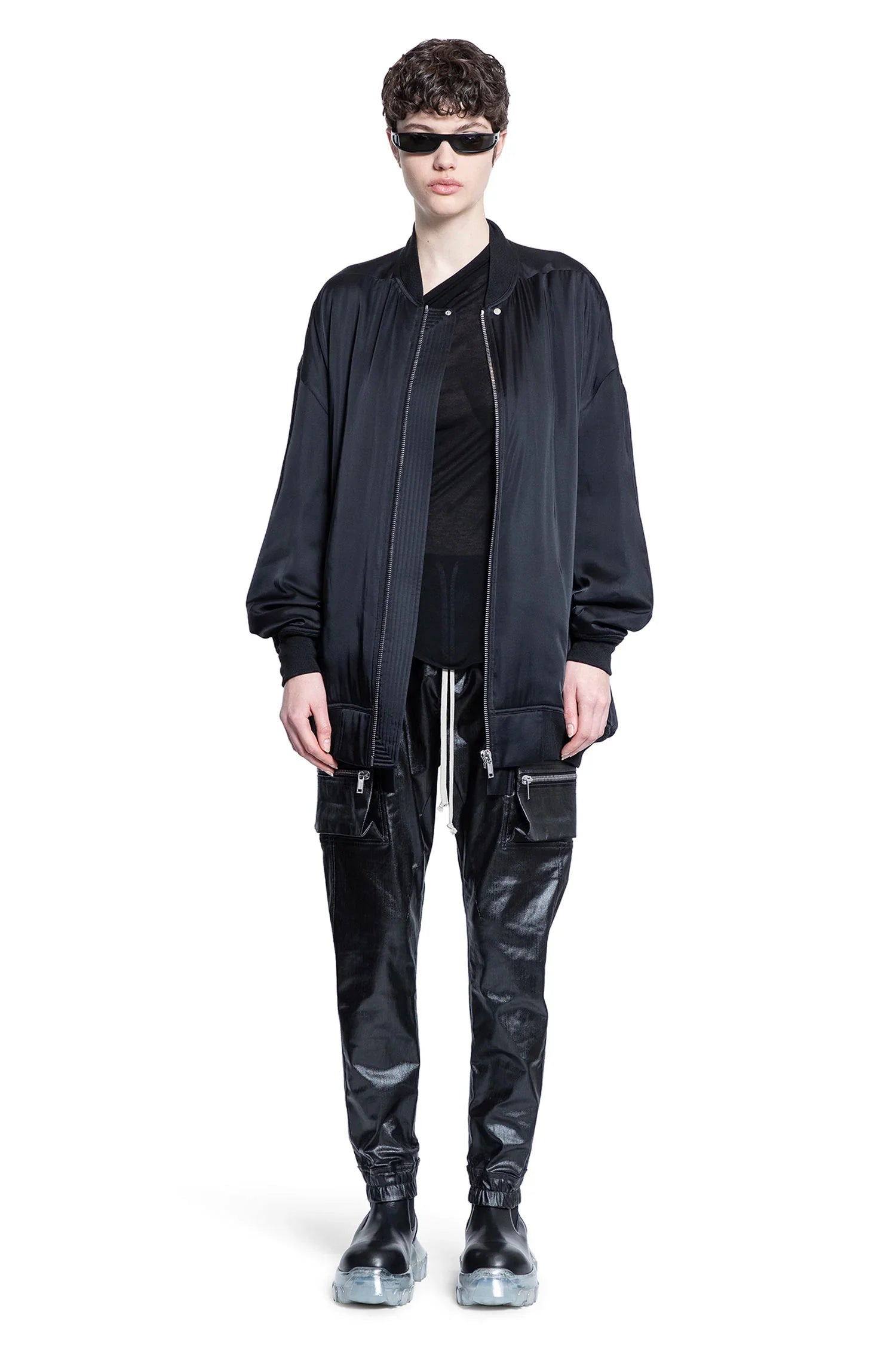 Volo di Hollywood Peter in Charmeuse Lavata - RICK OWENS