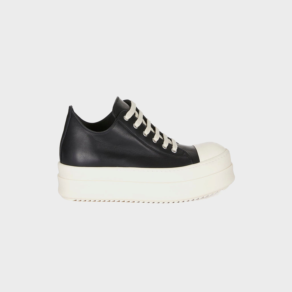 Mega Bumper Low Sneaks Scarpe Pelle Black Rick owens оригінал – Купити в Україні – боковий вид