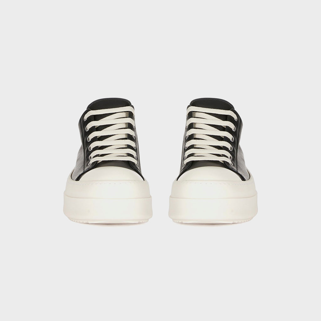Mega Bumper Low Sneaks Scarpe Pelle Black Rick owens оригінал – Купити в Україні – збільшений вид