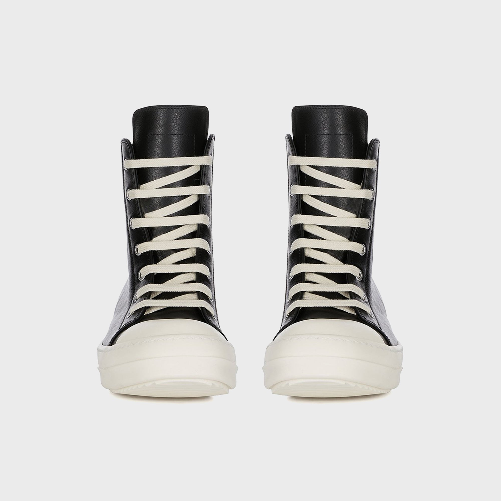 Wmns High Top Sneakers Scarpe In Pelle Rick owens оригінал – Купити в Україні – збільшений вид