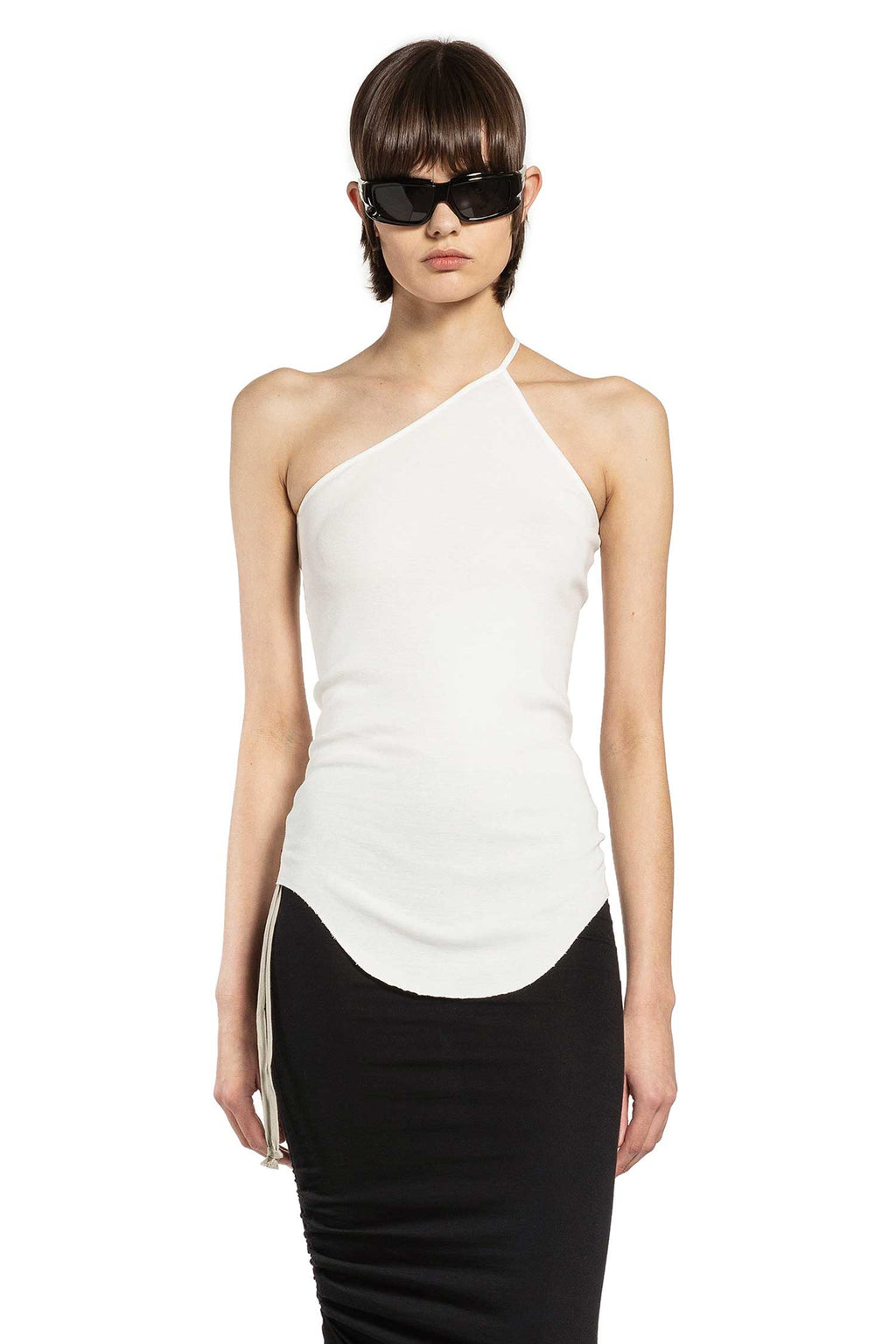 Temple One Shoulder Tank Rick owens – Гарантія оригінальності – боковий вид