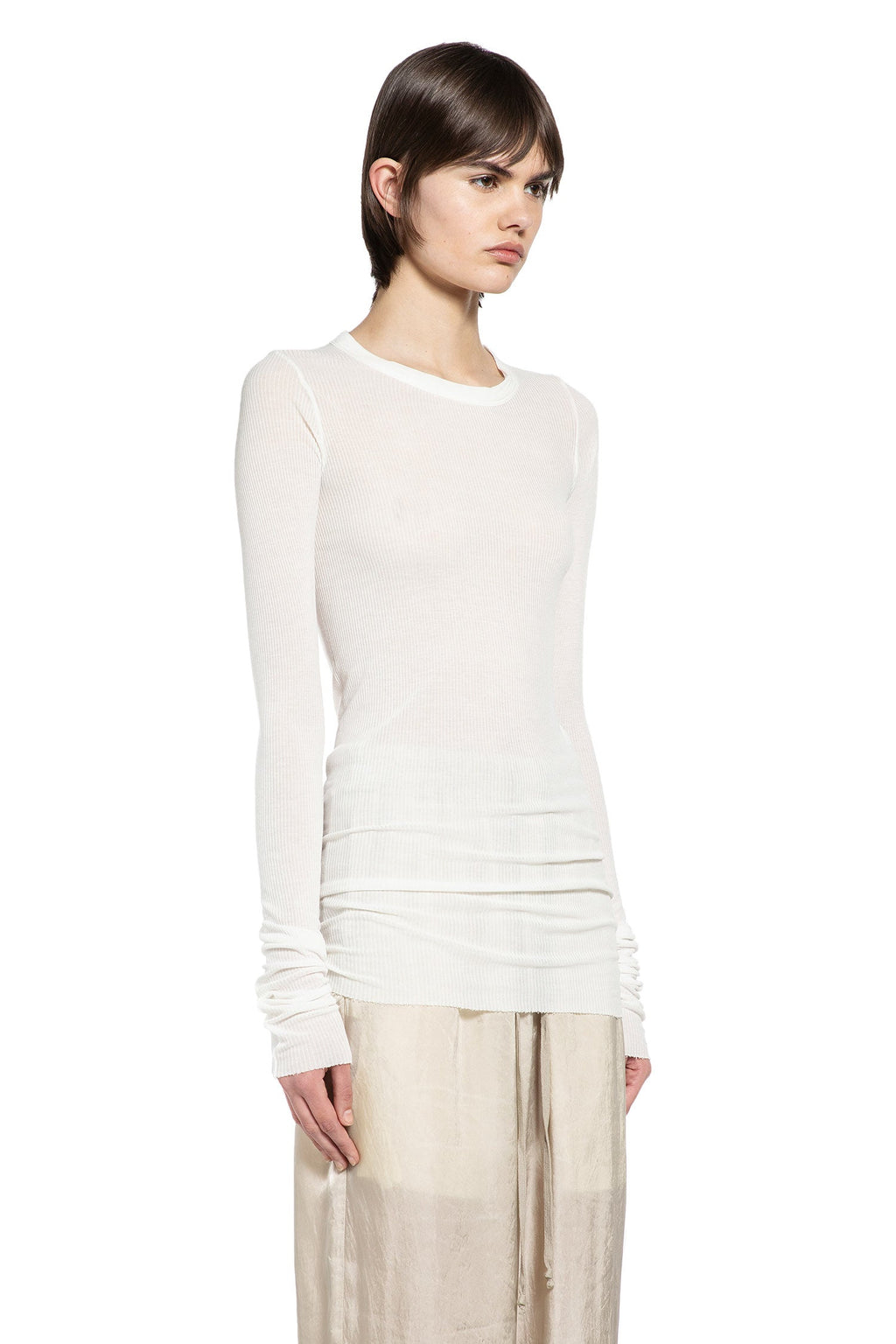 Temple Rib Long Sleeve T-Shirt Rick owens оригінал – Купити в Україні – детальний вид