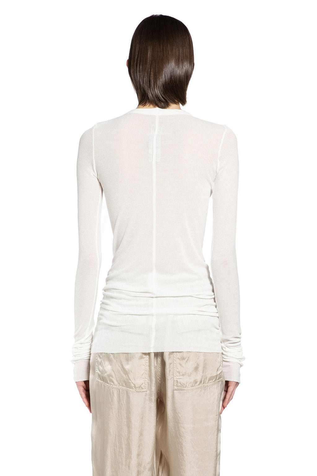 Temple Rib Long Sleeve T-Shirt Rick owens оригінал – Купити в Україні – збільшений вид