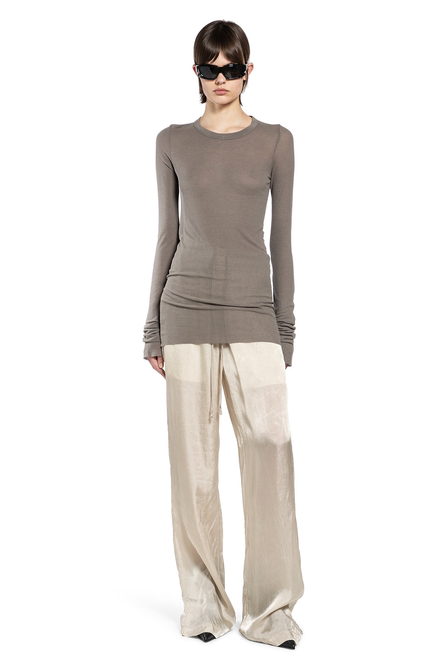 Temple Rib Long Sleeve T-Shirt Rick owens оригінал – Купити в Україні – збільшений вид