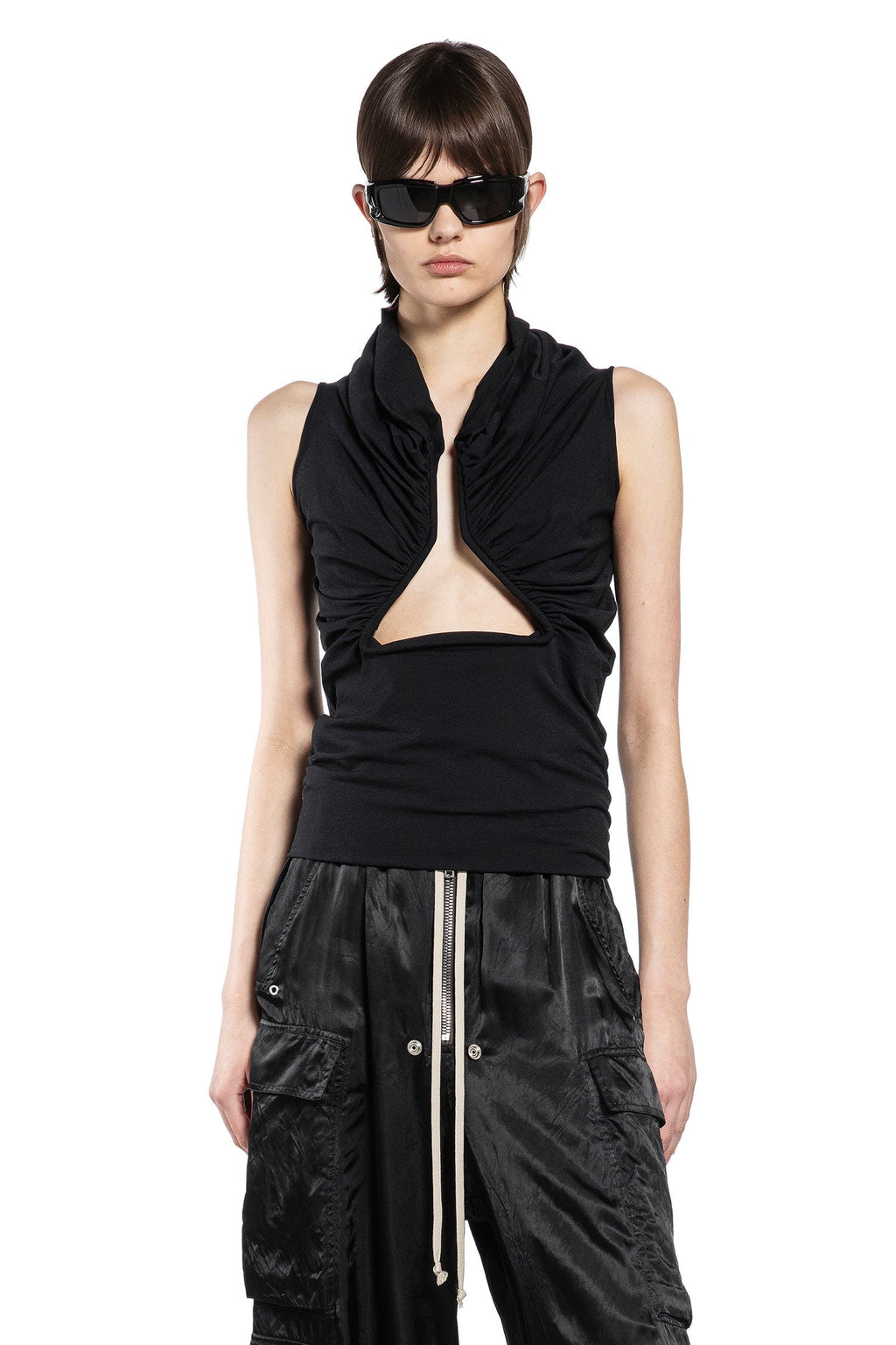 Temple Jersey Ss Prong Rick owens – Гарантія оригінальності – боковий вид