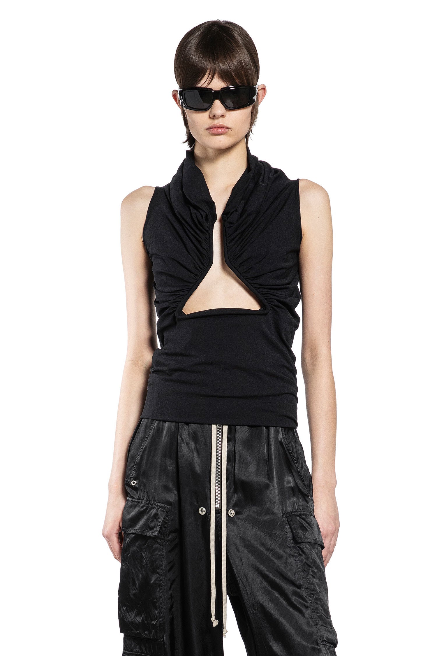 Temple Jersey Ss Prong Rick owens – Гарантія оригінальності – боковий вид