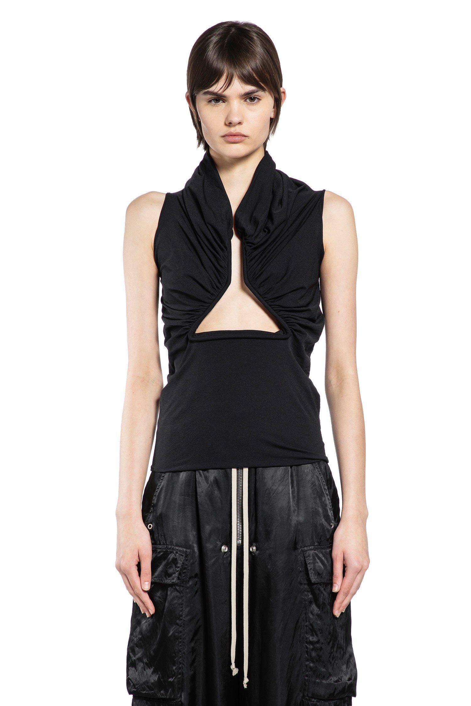 Temple Jersey Ss Prong Rick owens – Гарантія оригінальності – вид ззаду